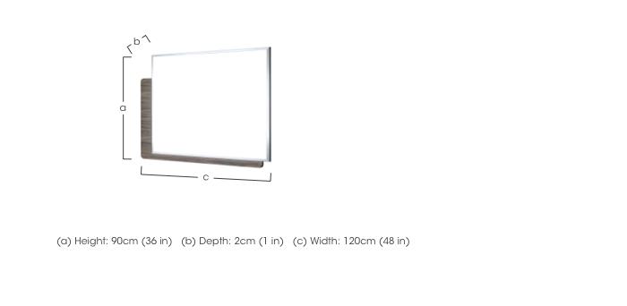 Venezia Bedroom Mirror in  on Furniture Village