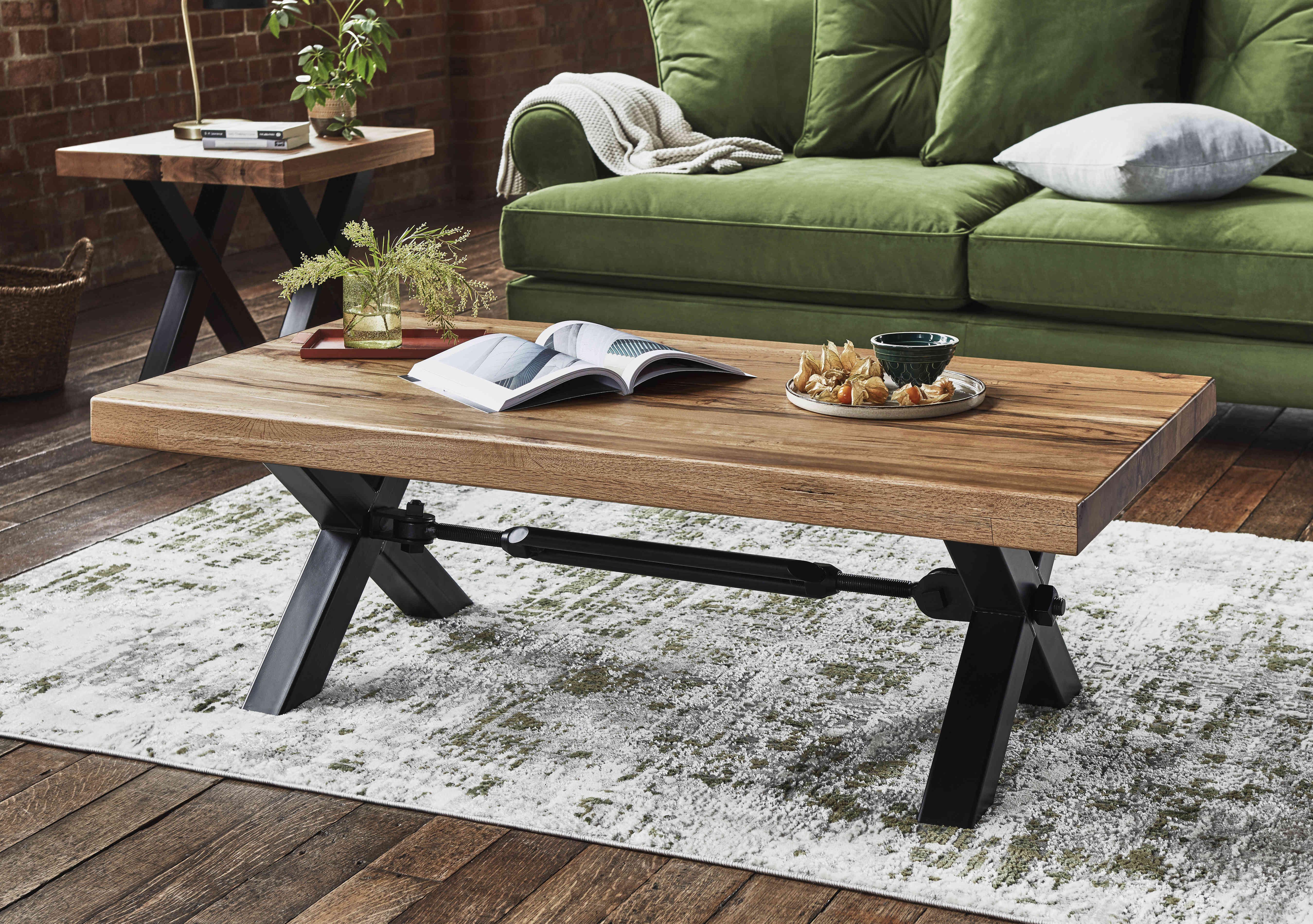 Terra Coffee Table with Kansas B Leg in  on Furniture Village