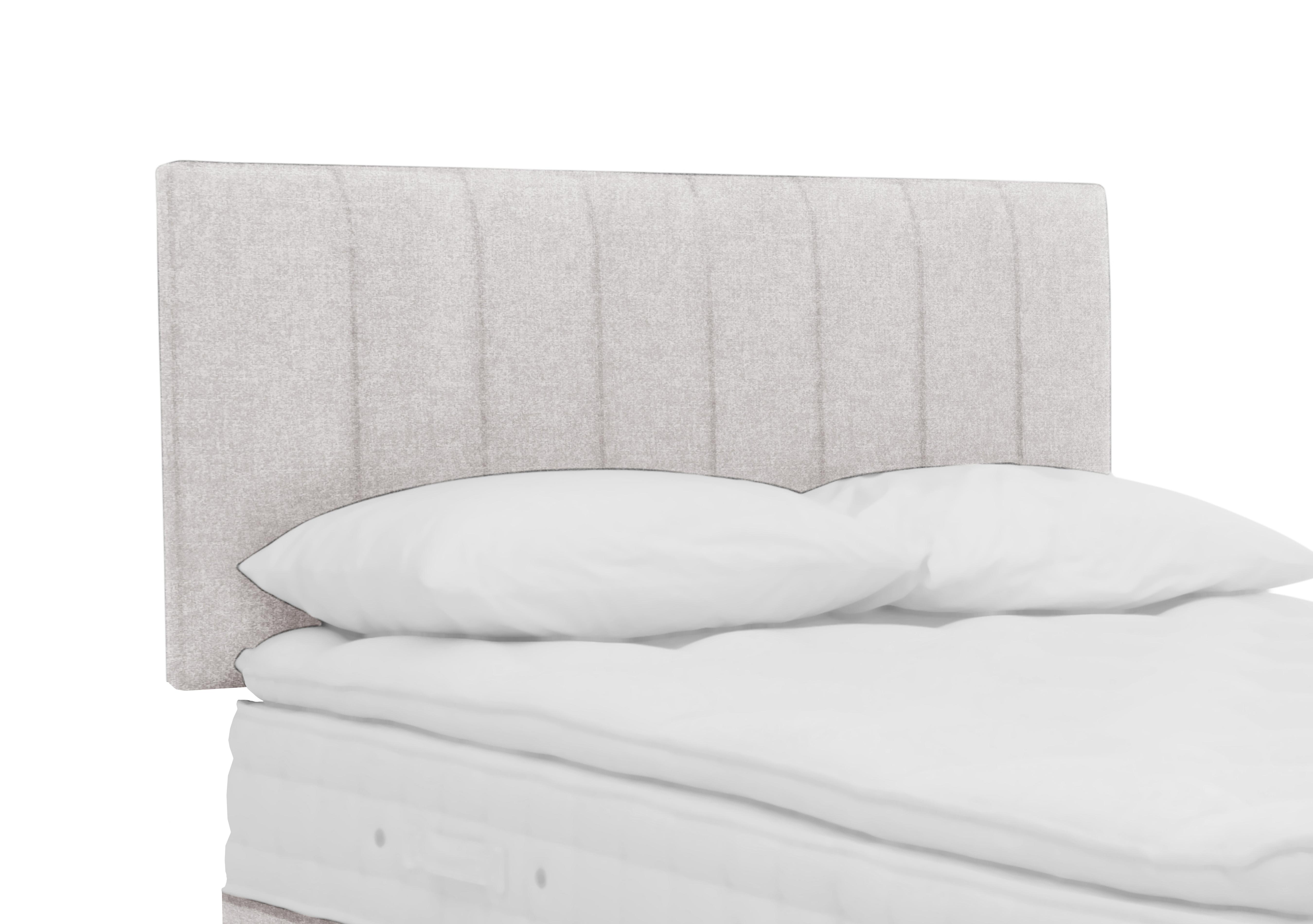 Downley Strutted Headboard in Brooklyn 903 Shell on Furniture Village