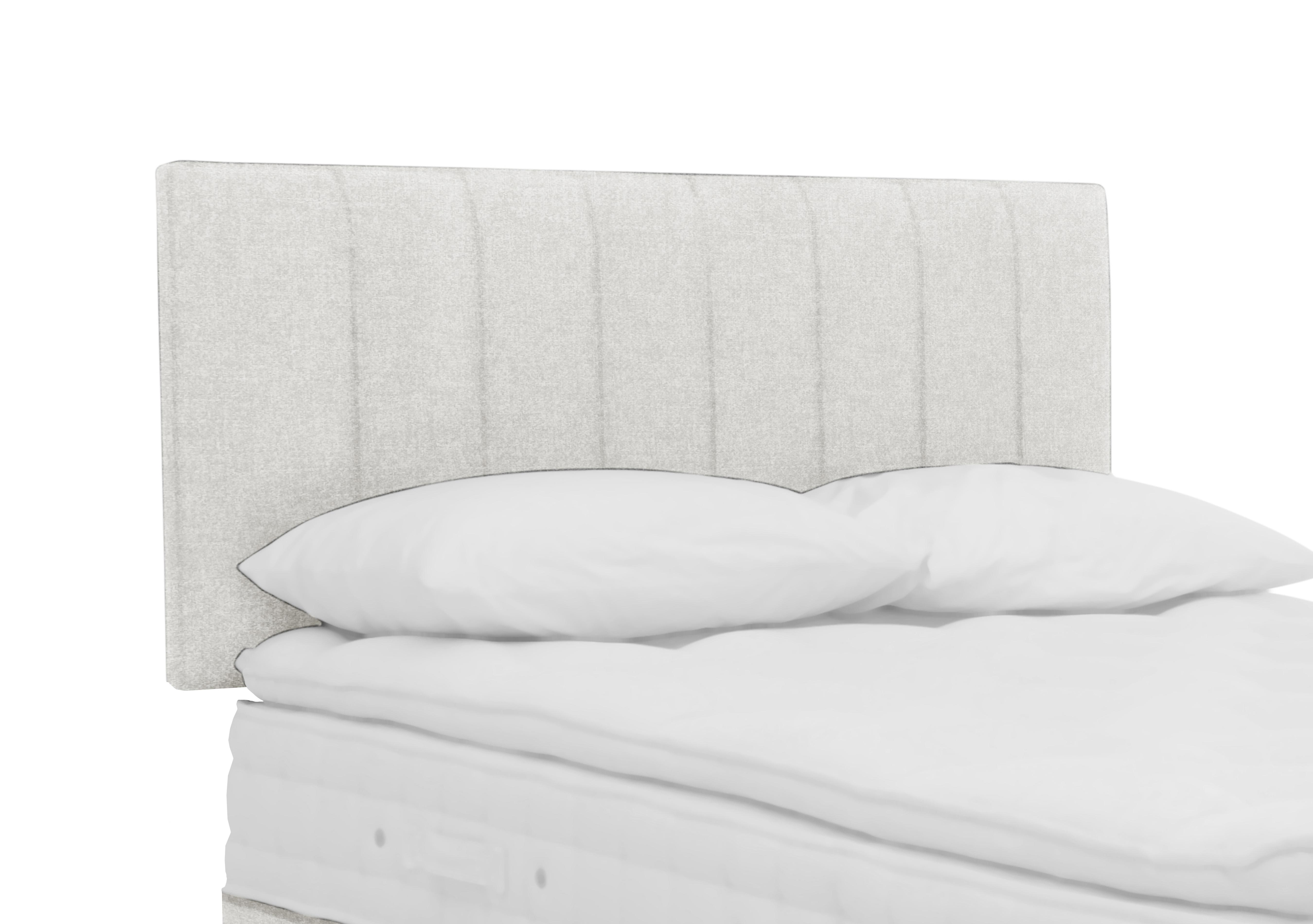 Downley Strutted Headboard in Imperio 901 Cream on Furniture Village