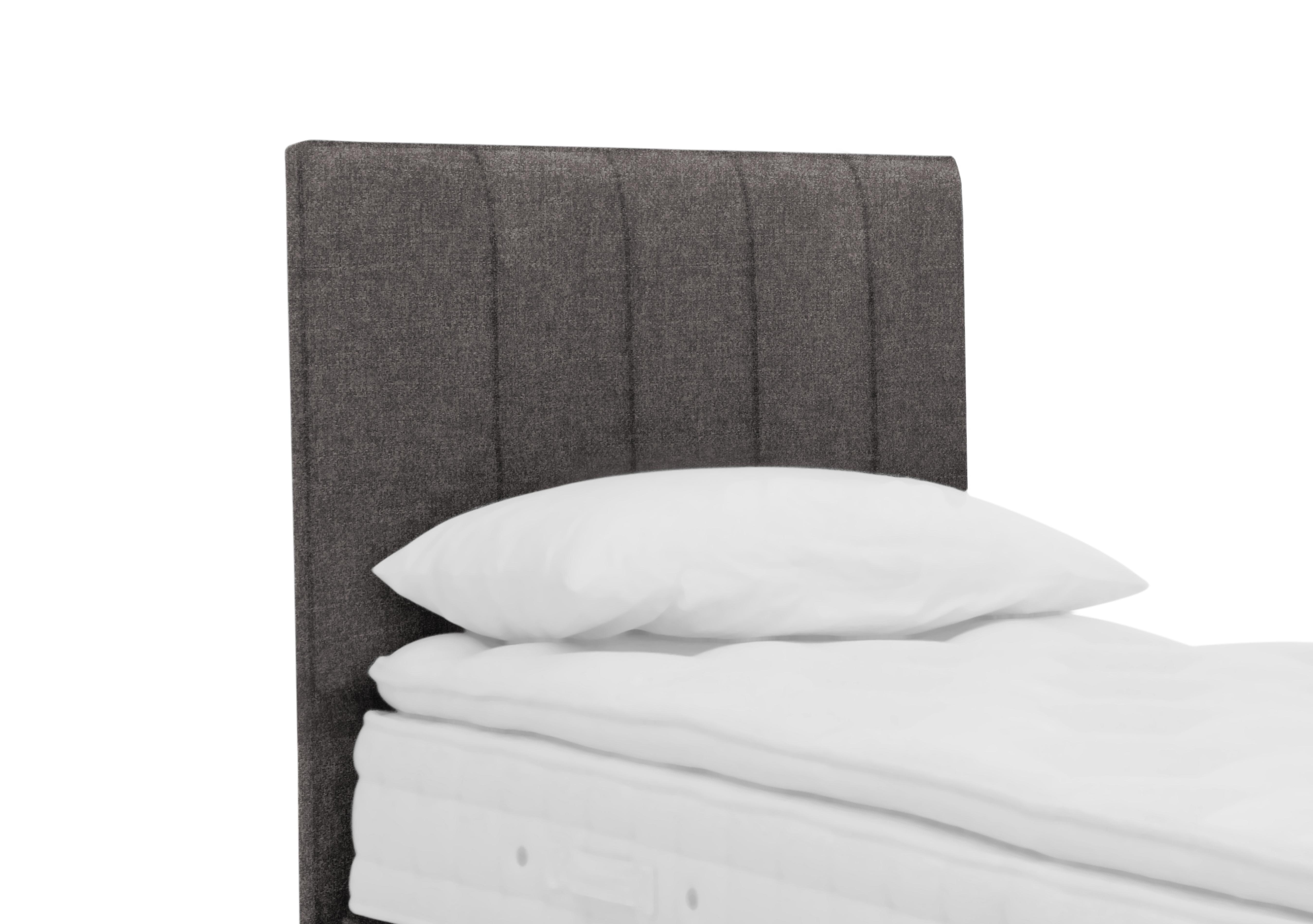 Downley Floor Standing Headboard in Imperio 802 Dark Grey on Furniture Village