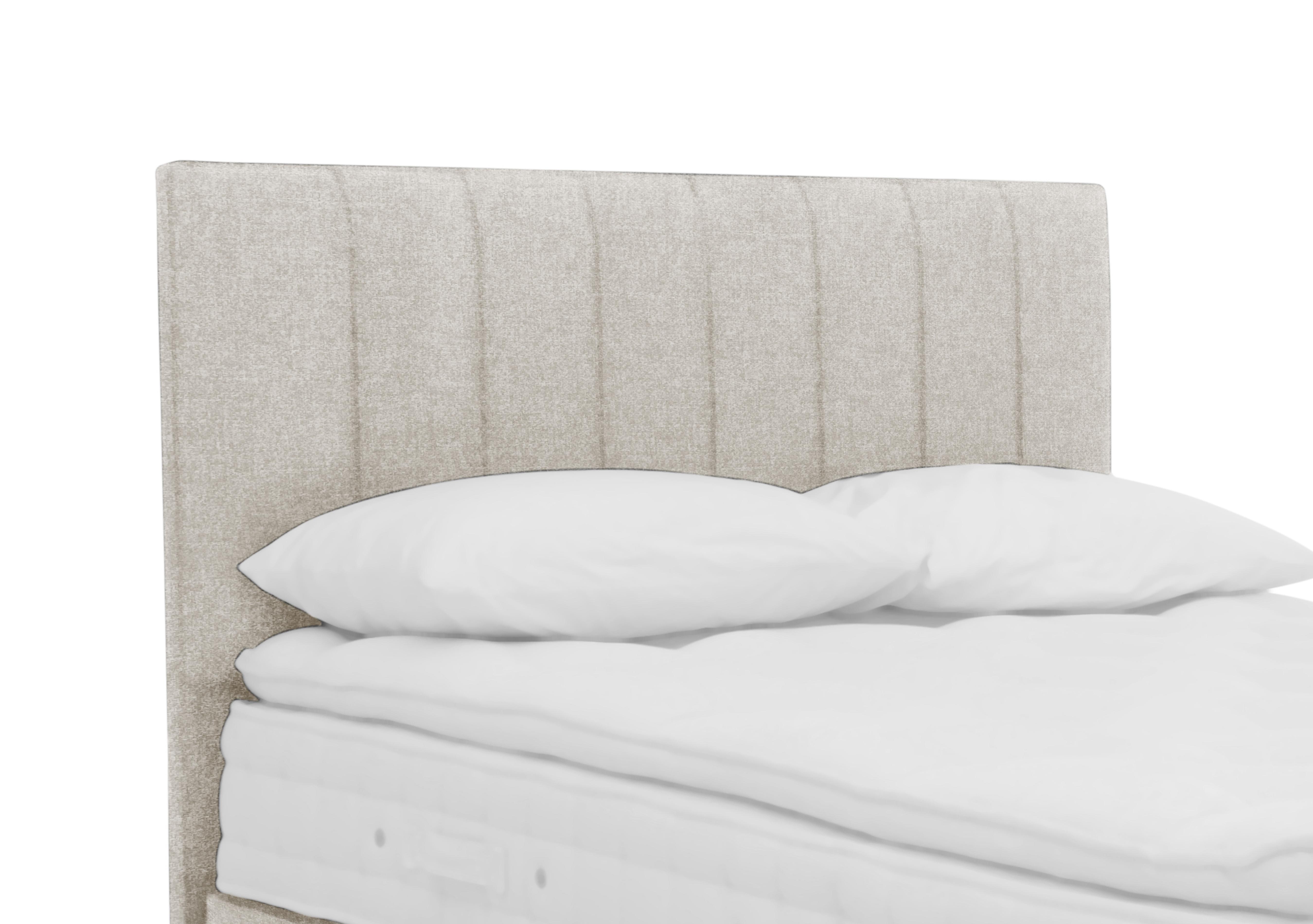 Downley Floor Standing Headboard in Imperio 903 Stone on Furniture Village