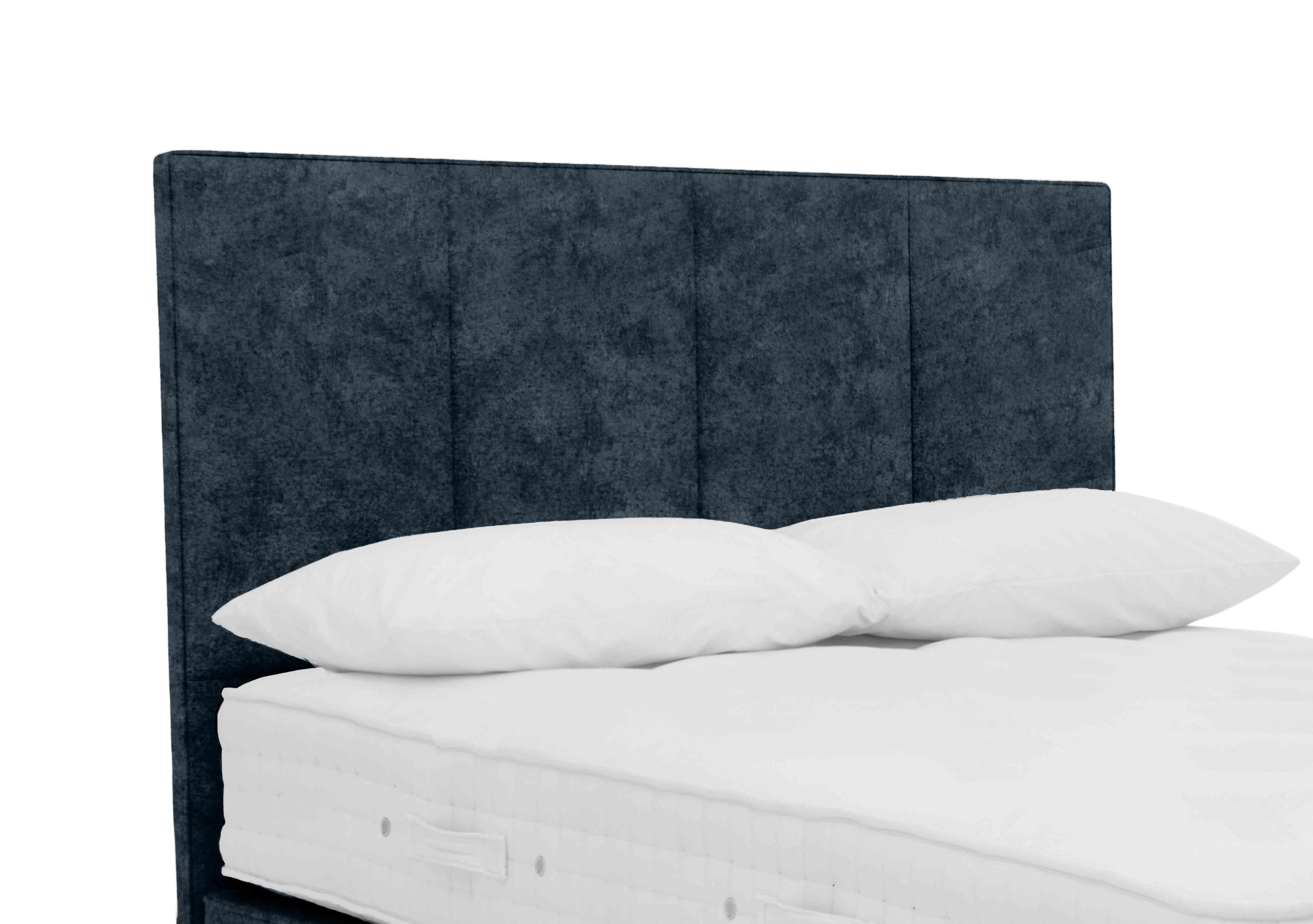 Bespoke Chesham Floor Standing Headboard in Daytona Ocean on Furniture Village