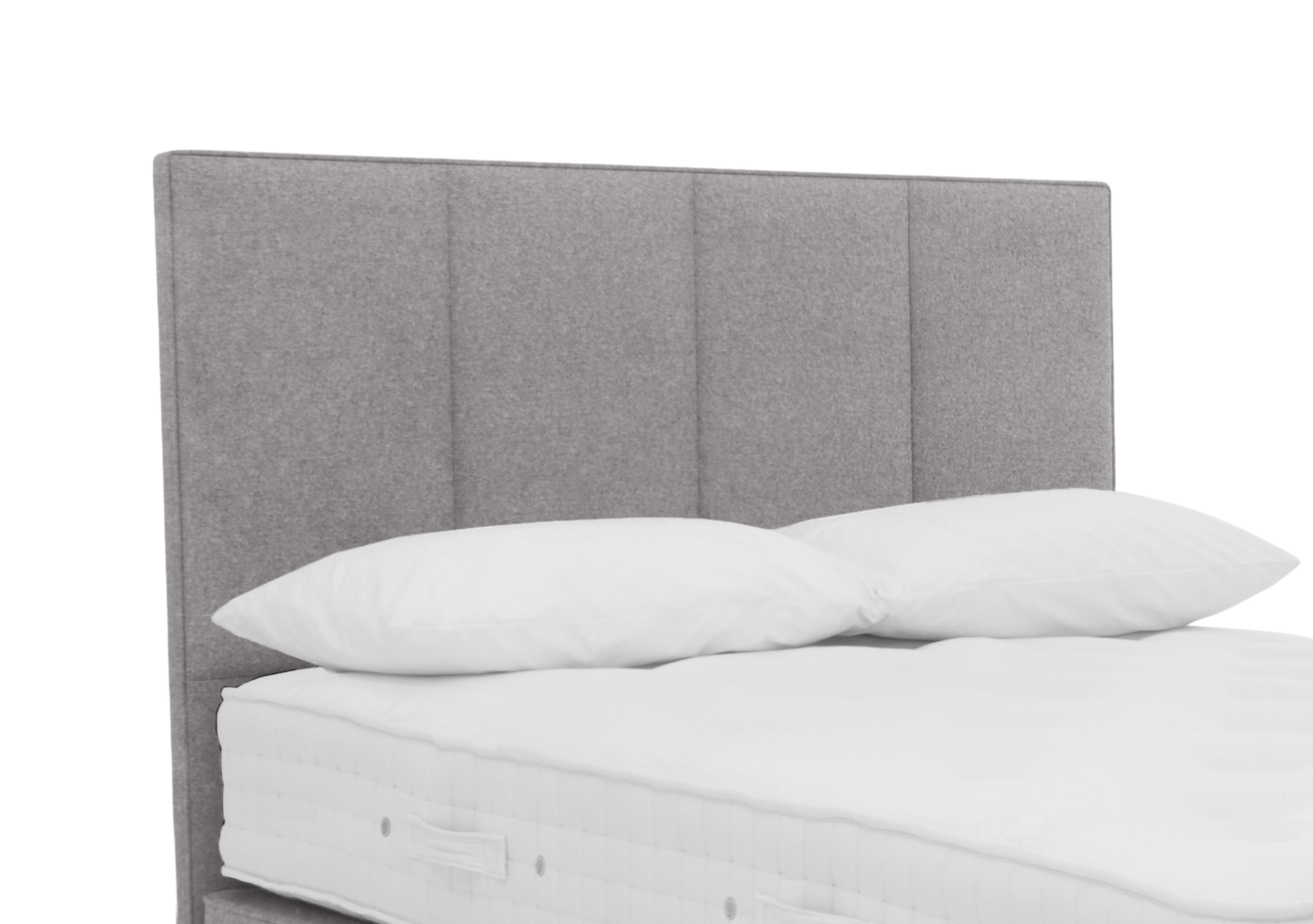 Bespoke Chesham Floor Standing Headboard in Imperio 805 Grey on Furniture Village