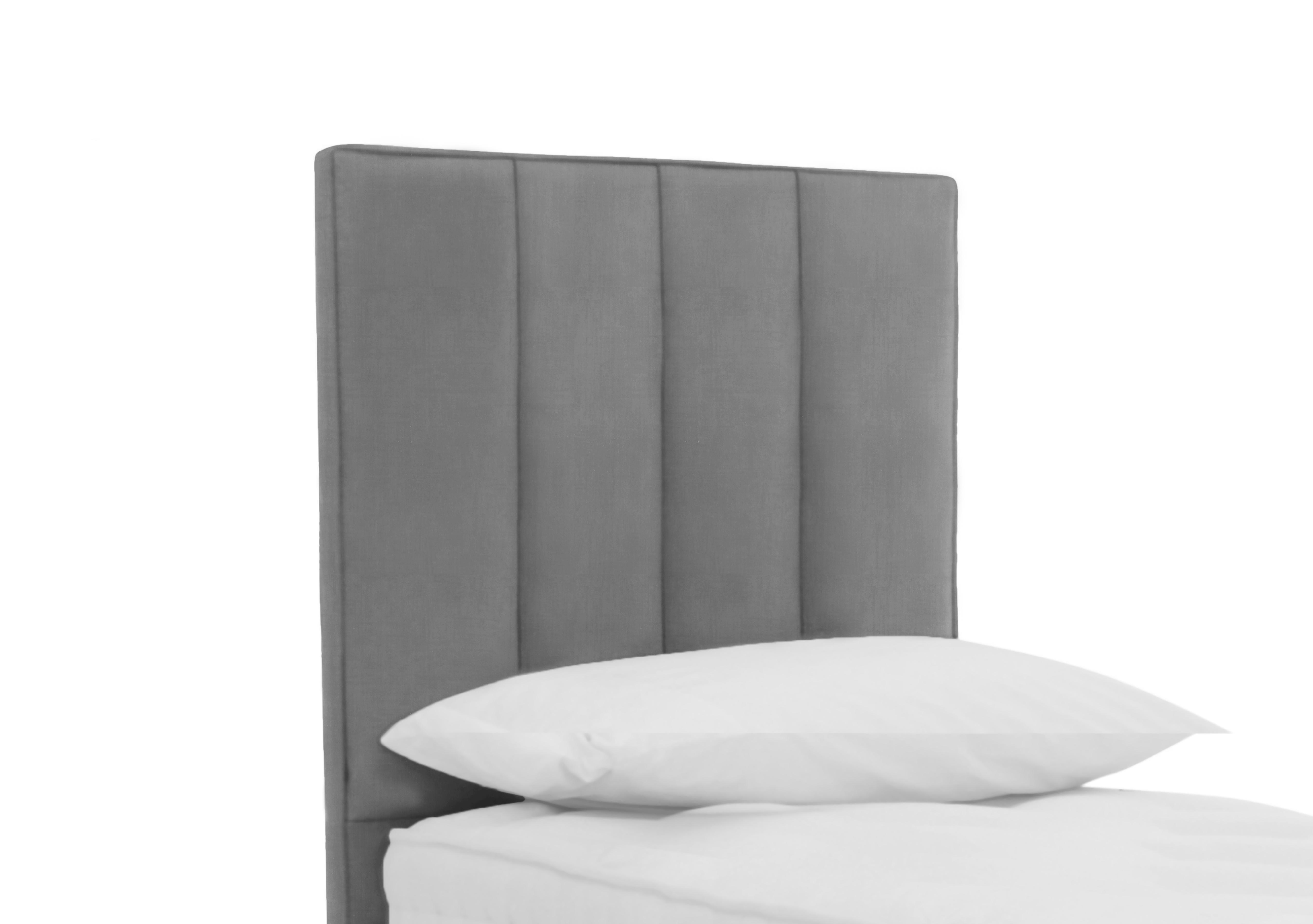 Bespoke Chesham Floor Standing Headboard in Premium 805 Pewter Haze on Furniture Village