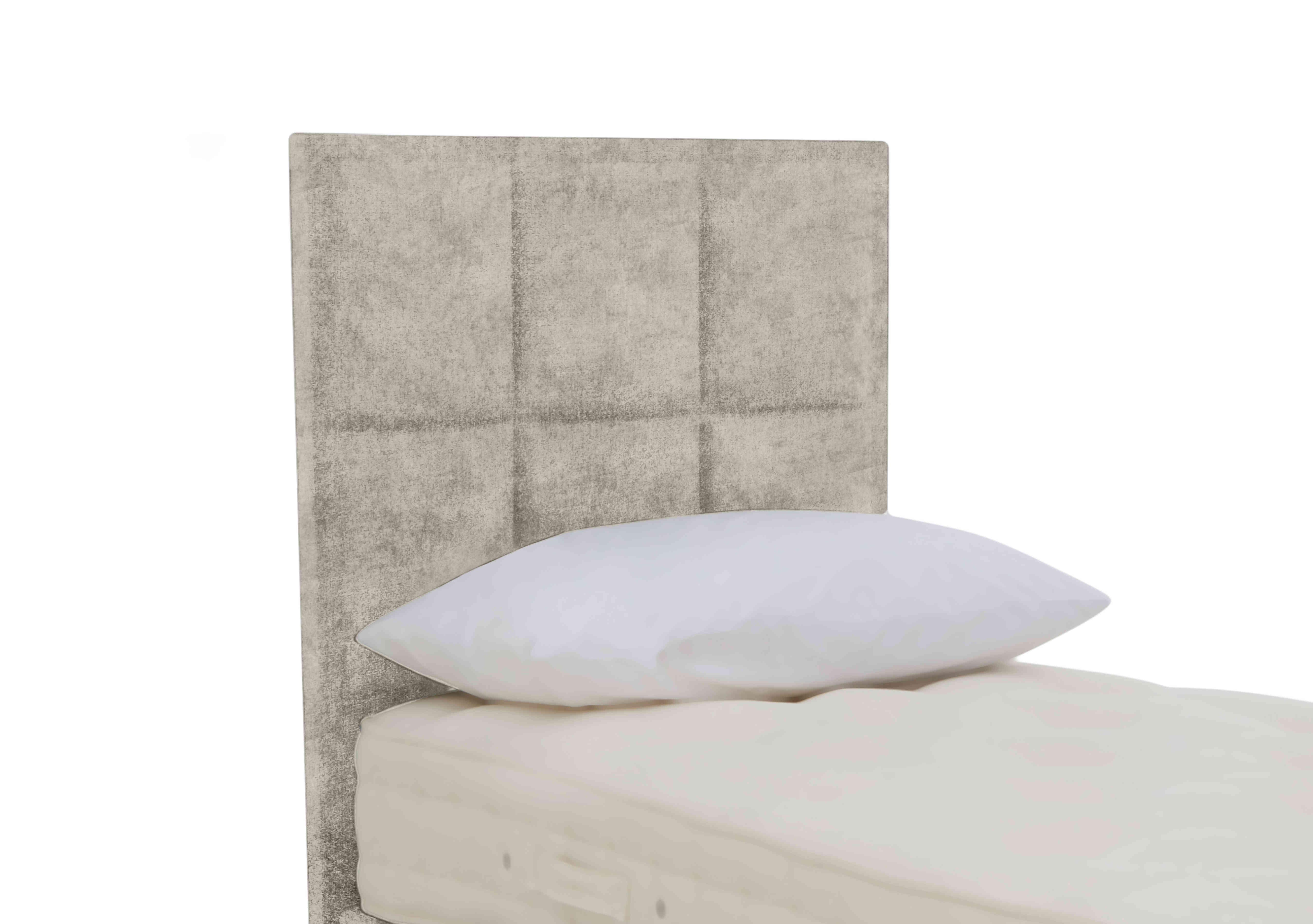 Riley Floor Standing Headboard in Daytona Stone on Furniture Village