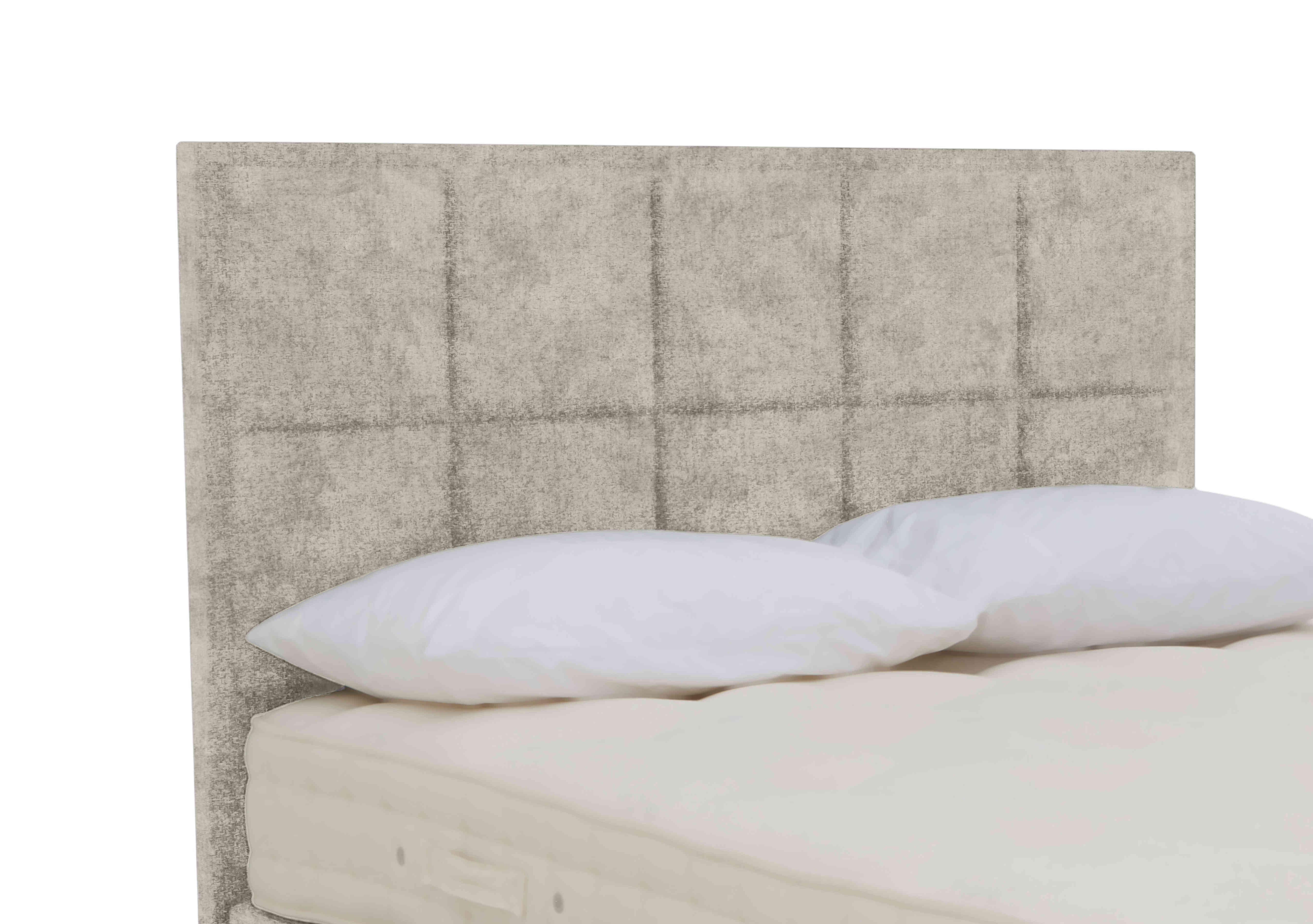 Riley Floor Standing Headboard in Daytona Stone on Furniture Village