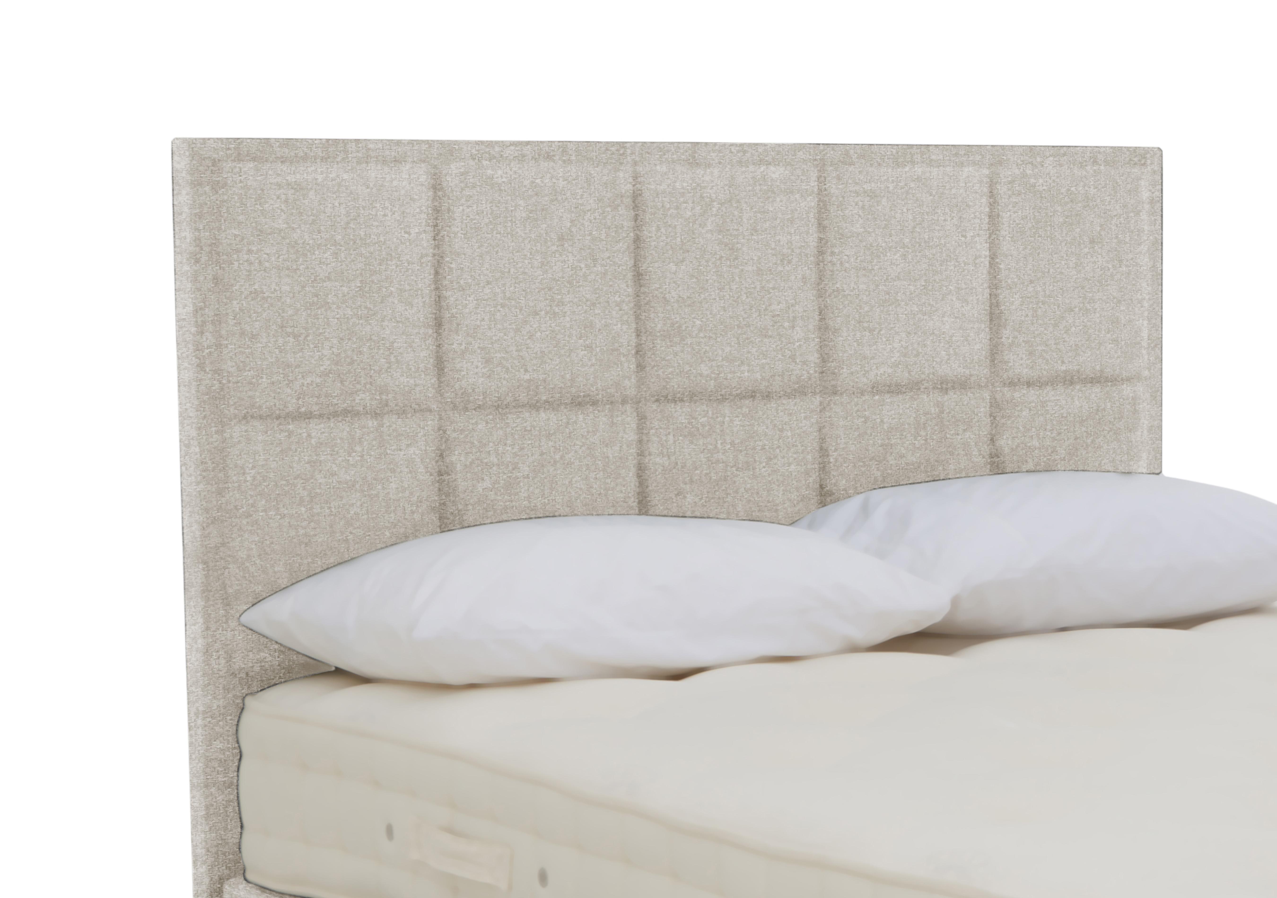Riley Floor Standing Headboard in Imperio 903 Stone on Furniture Village
