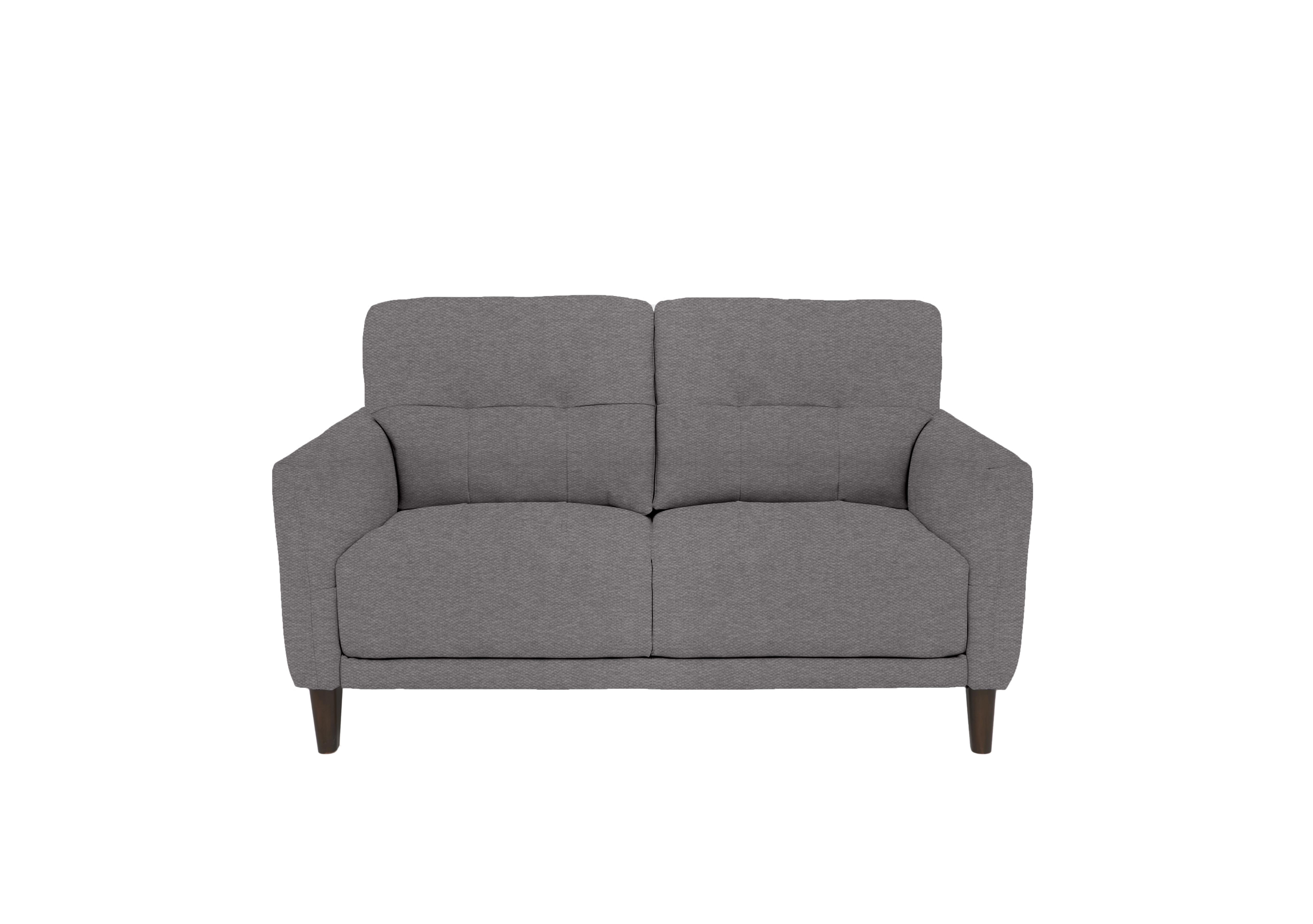 Uno Fabric 2 Seater Sofa in Fab-Ska-R31 Charcoal Grey on Furniture Village