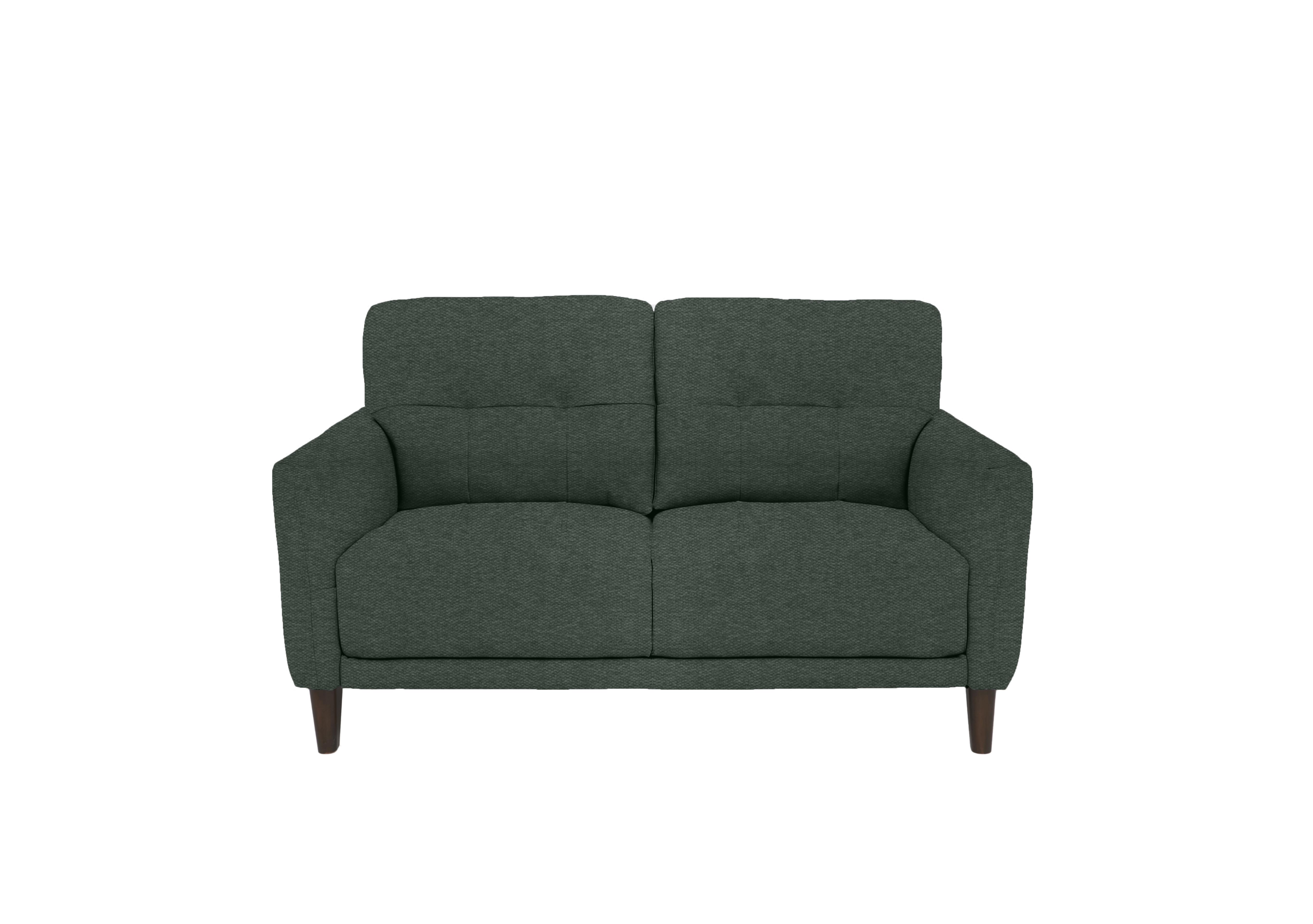 Uno Fabric 2 Seater Sofa in Fab-Ska-R48 Moss Green on Furniture Village