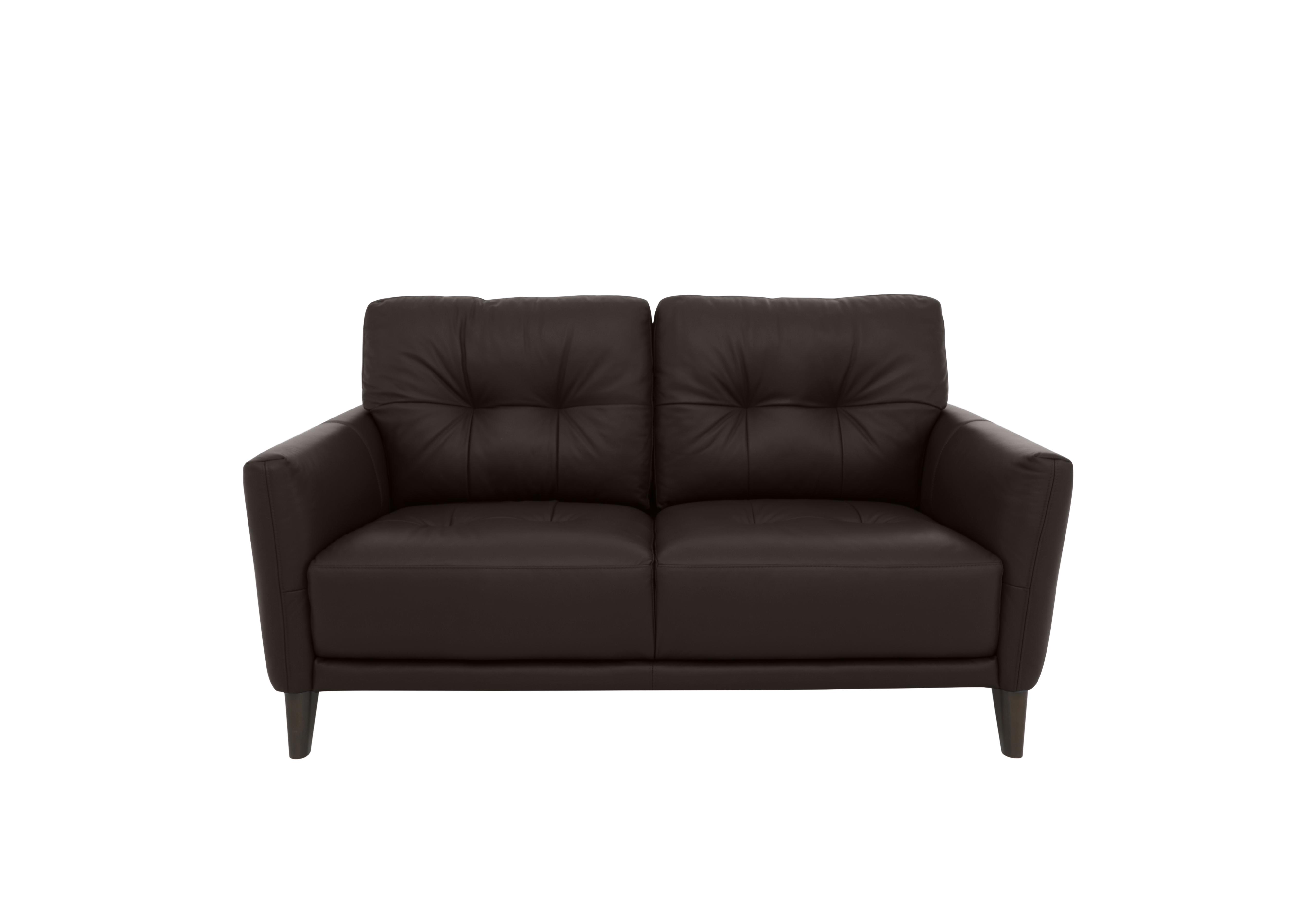 Uno Leather 2 Seater Sofa in Bv-1748 Dark Chocolate on Furniture Village