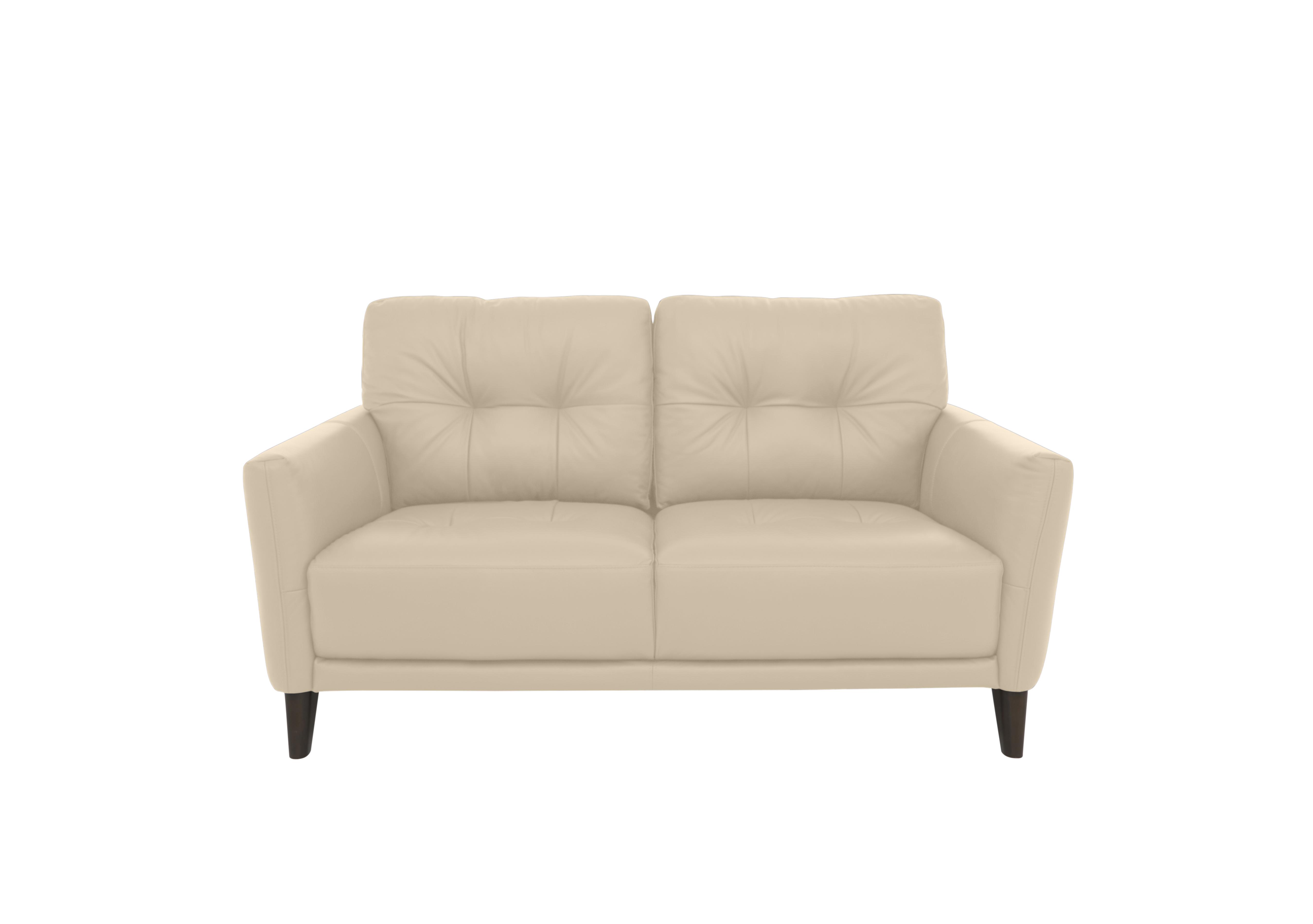 Uno Leather 2 Seater Sofa in Nc-862c Bisque on Furniture Village