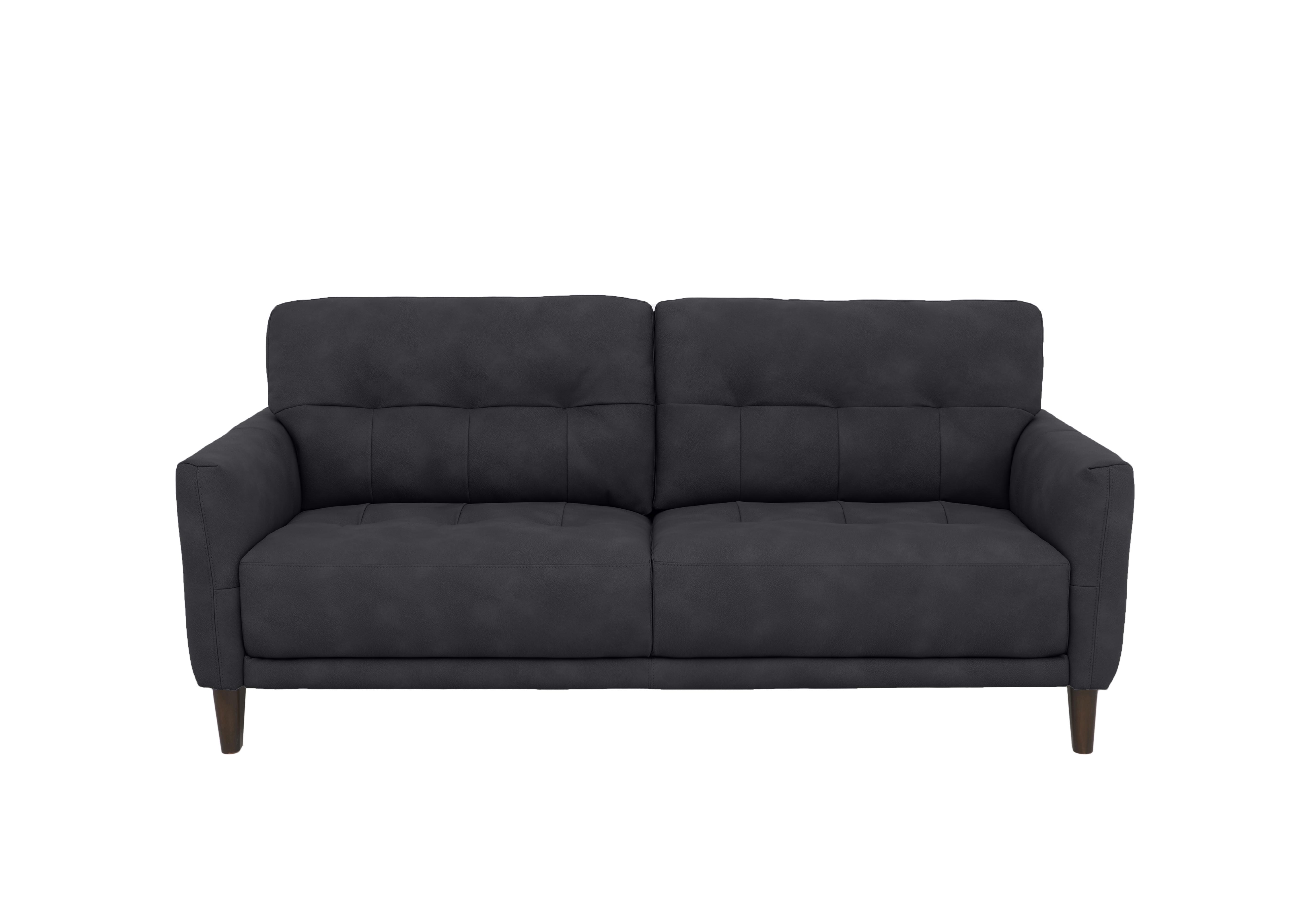 Uno Fabric 3 Seater Sofa in Bfa-Bey-R23 Charcoal on Furniture Village