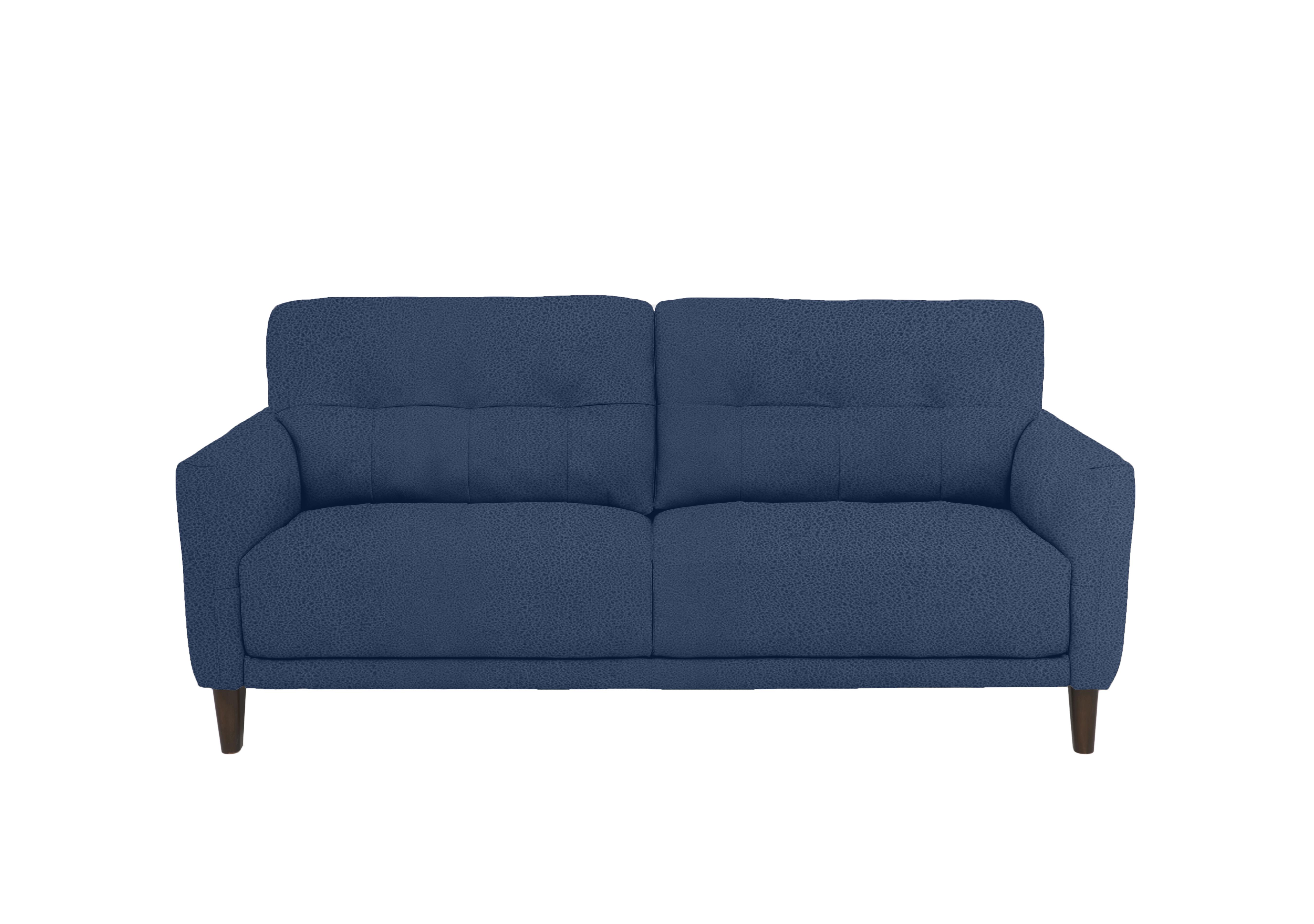 Uno Fabric 3 Seater Sofa in Bfa-Blj-R10 Blue on Furniture Village