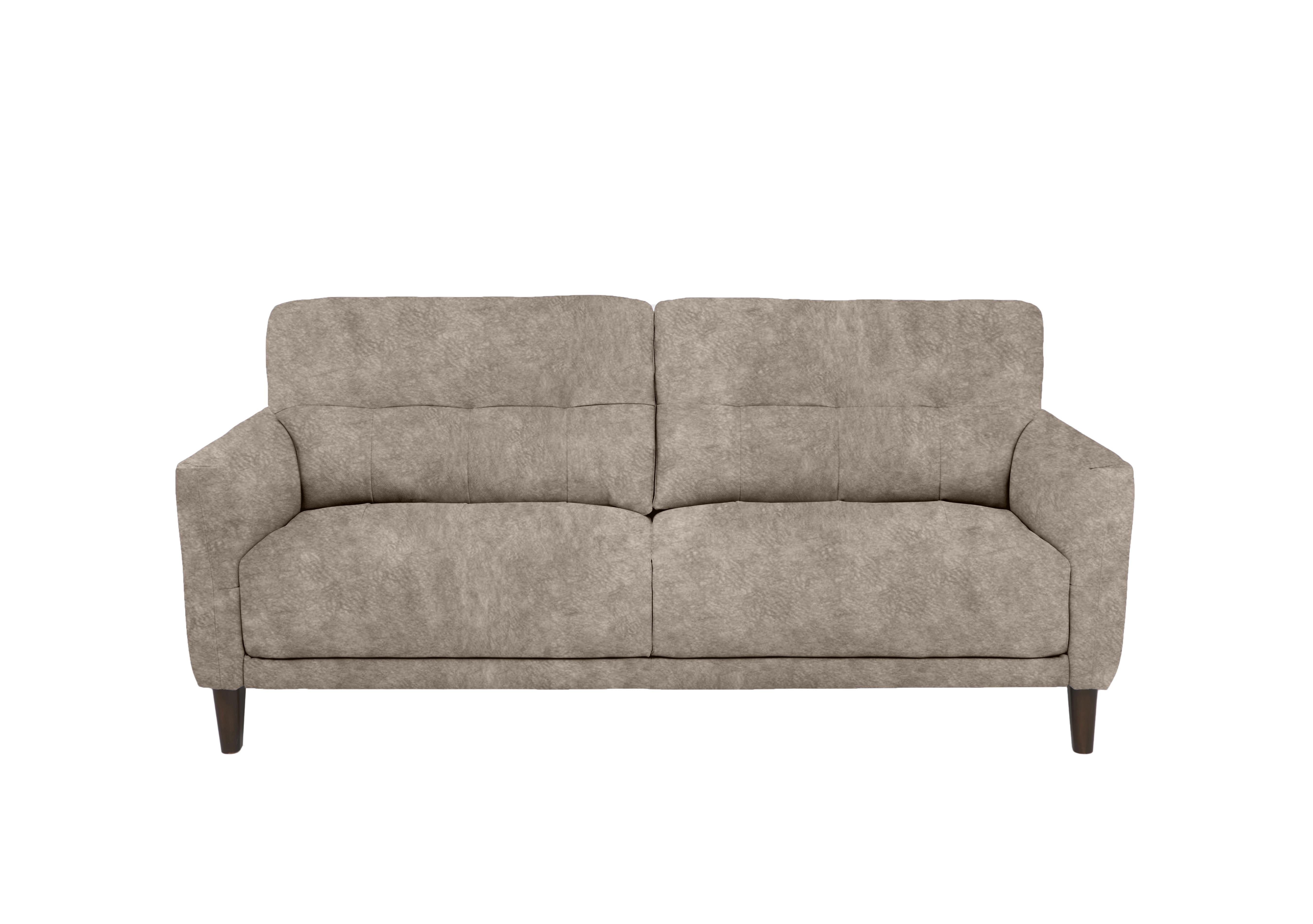Uno Fabric 3 Seater Sofa in Bfa-Bnn-R29 Mink on Furniture Village