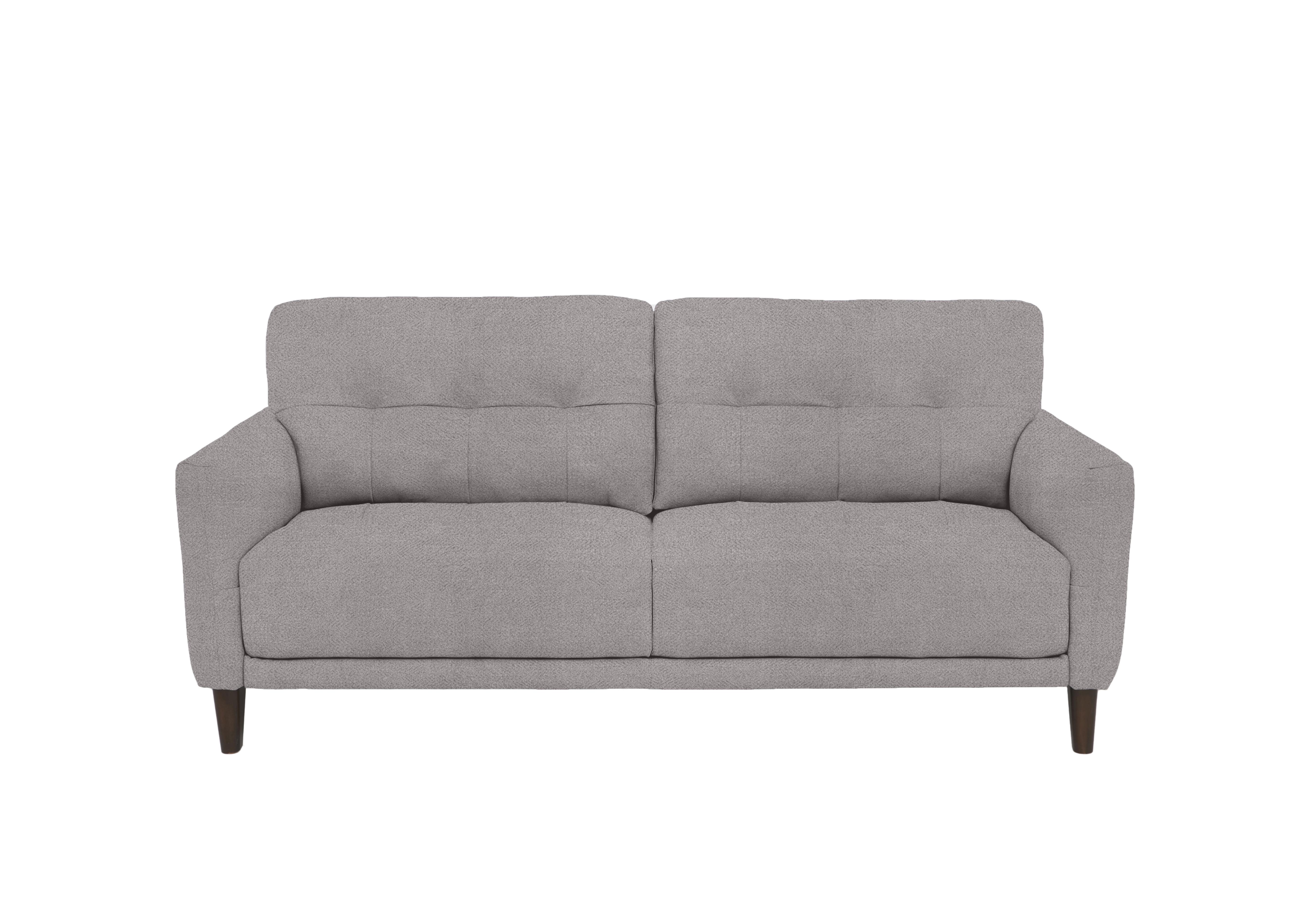 Uno Fabric 3 Seater Sofa in Fab-Meo-R27 Pewter on Furniture Village