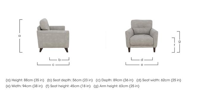 Uno Fabric Chair in  on Furniture Village