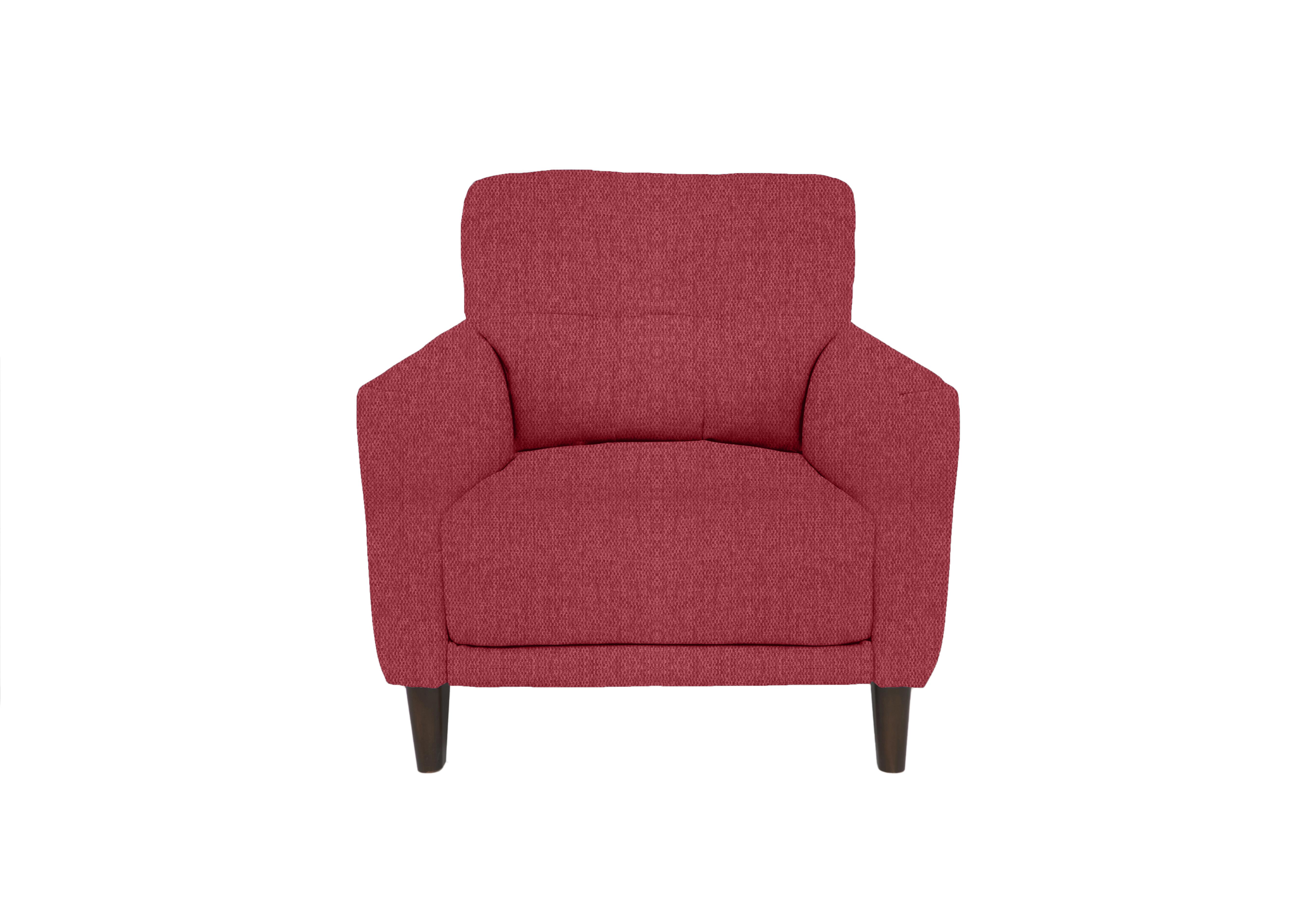 Uno Fabric Chair in Fab-Blt-R29 Red on Furniture Village