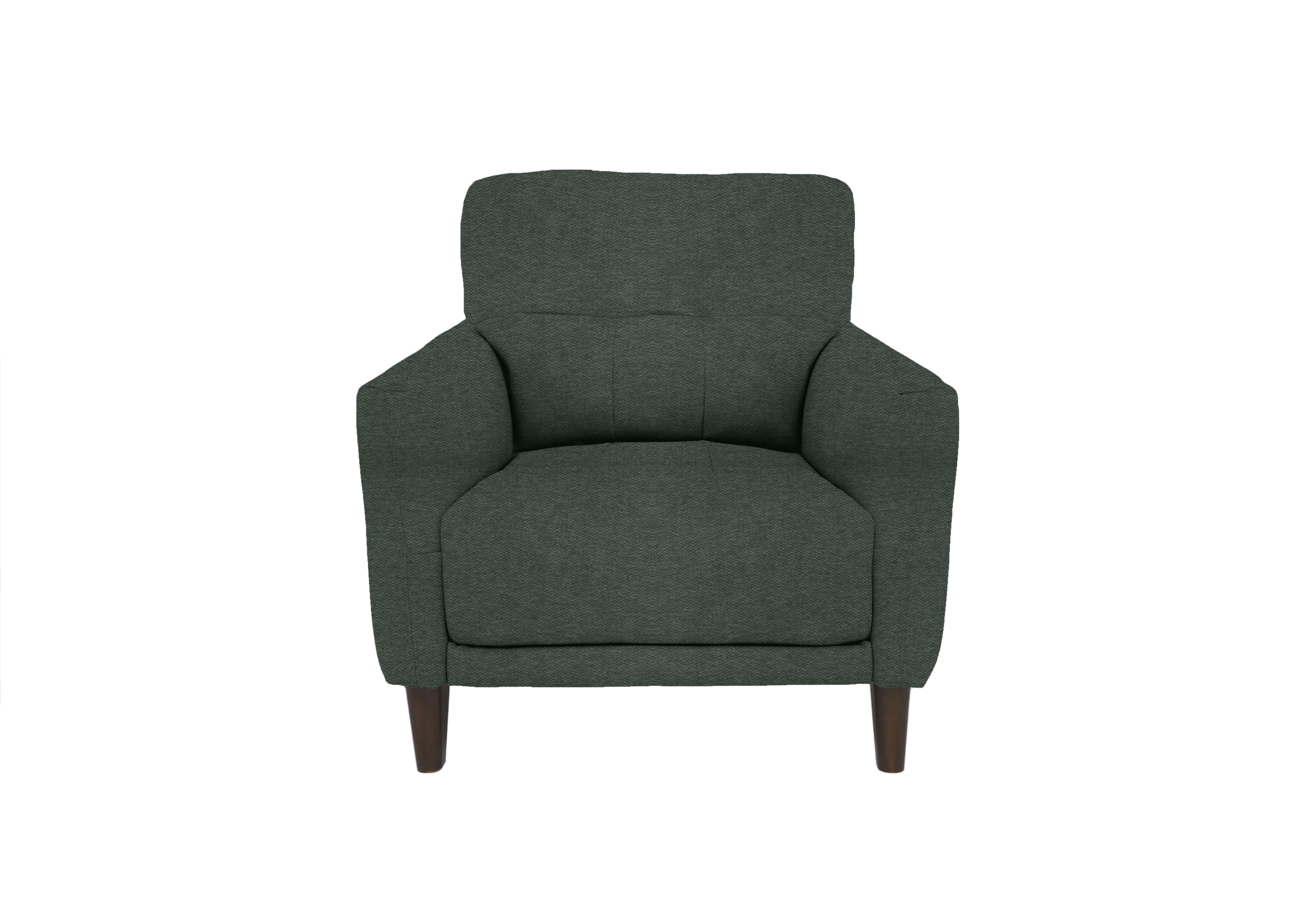 Uno Fabric Chair in Fab-Ska-R48 Moss Green on Furniture Village