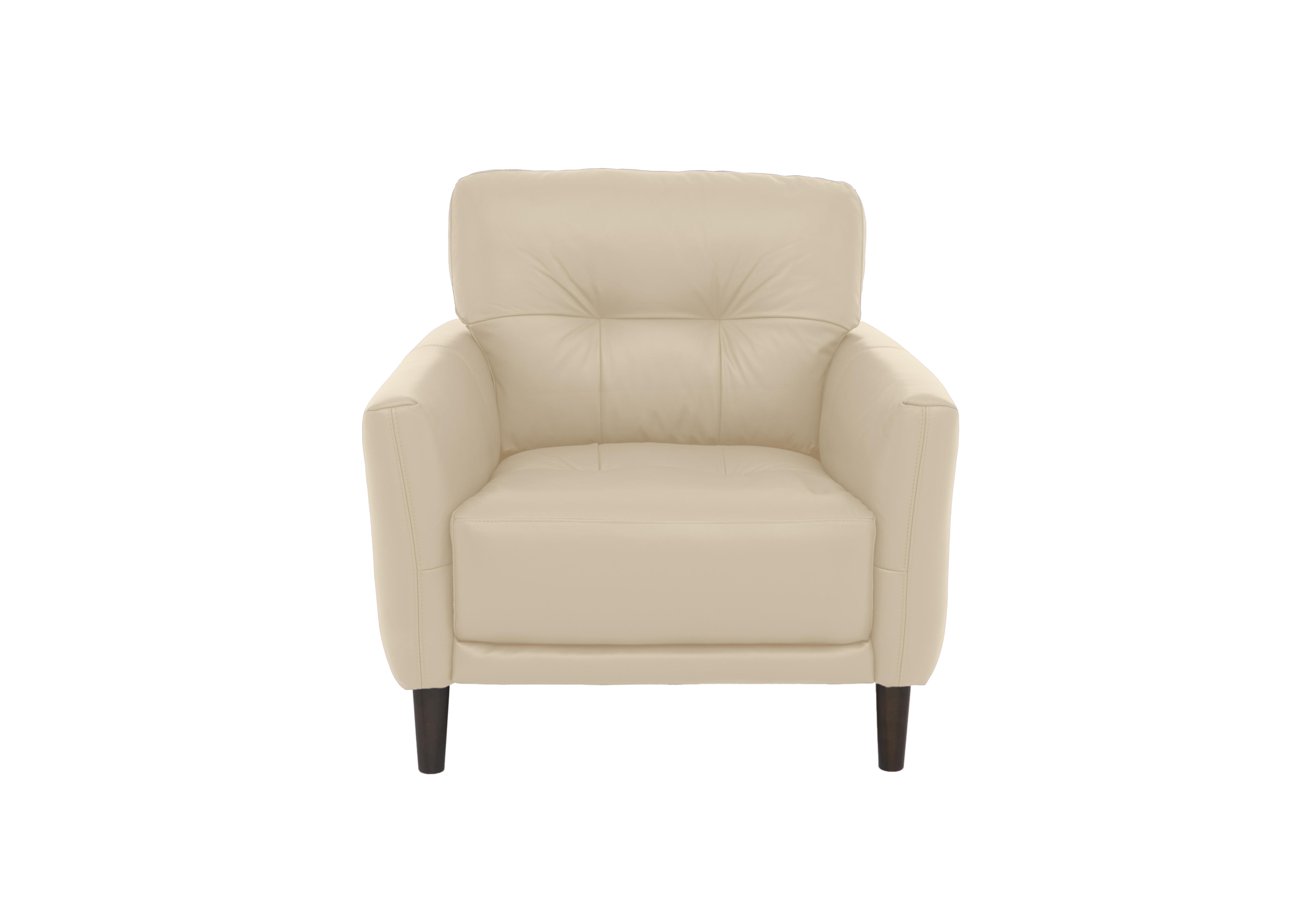 Uno Leather Chair in Nc-862c Bisque on Furniture Village