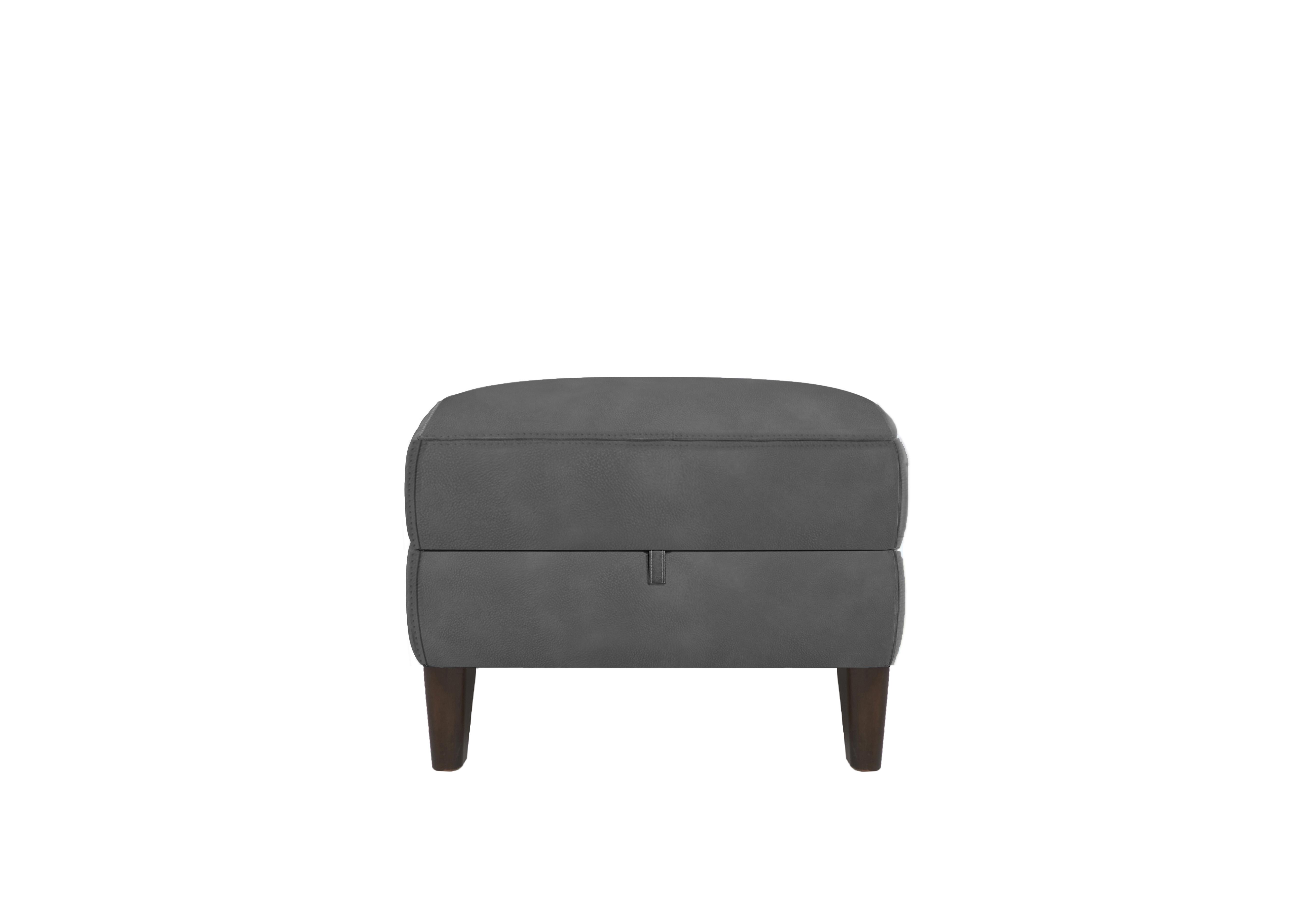 Uno Fabric Storage Footstool in Bfa-Bey-R19 Graphite on Furniture Village