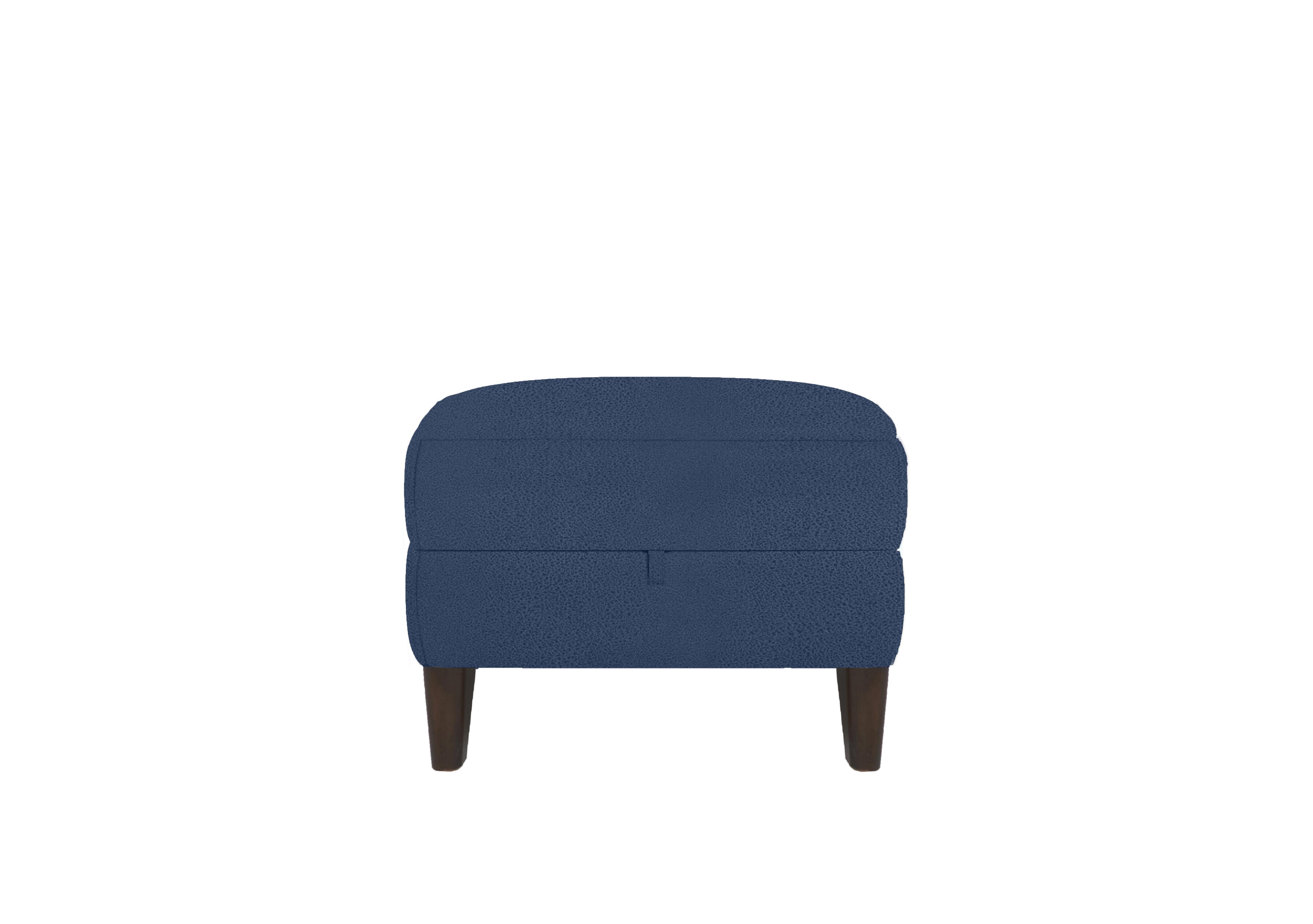 Uno Fabric Storage Footstool in Bfa-Blj-R10 Blue on Furniture Village