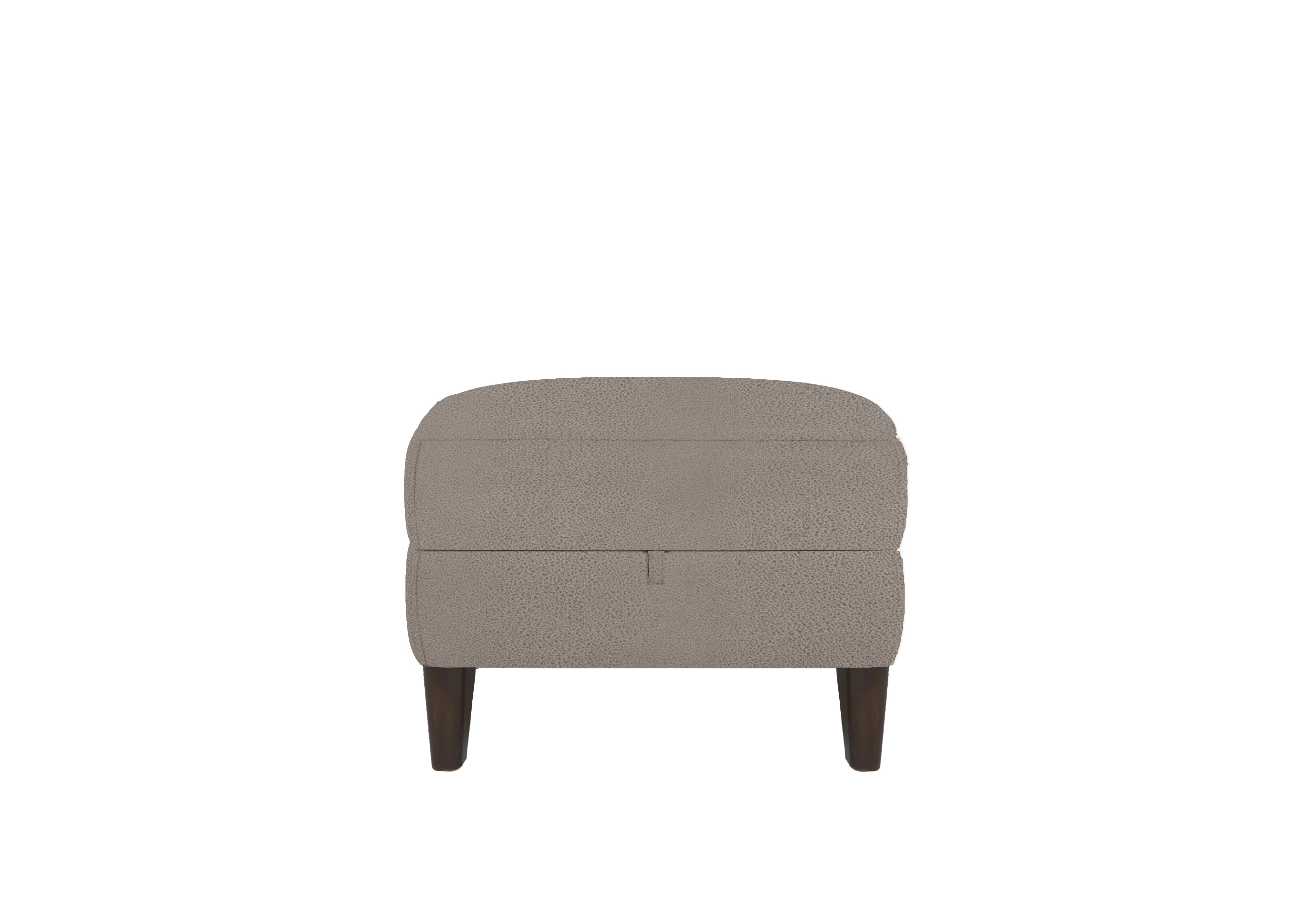 Uno Fabric Storage Footstool in Bfa-Blj-R946 Silver on Furniture Village