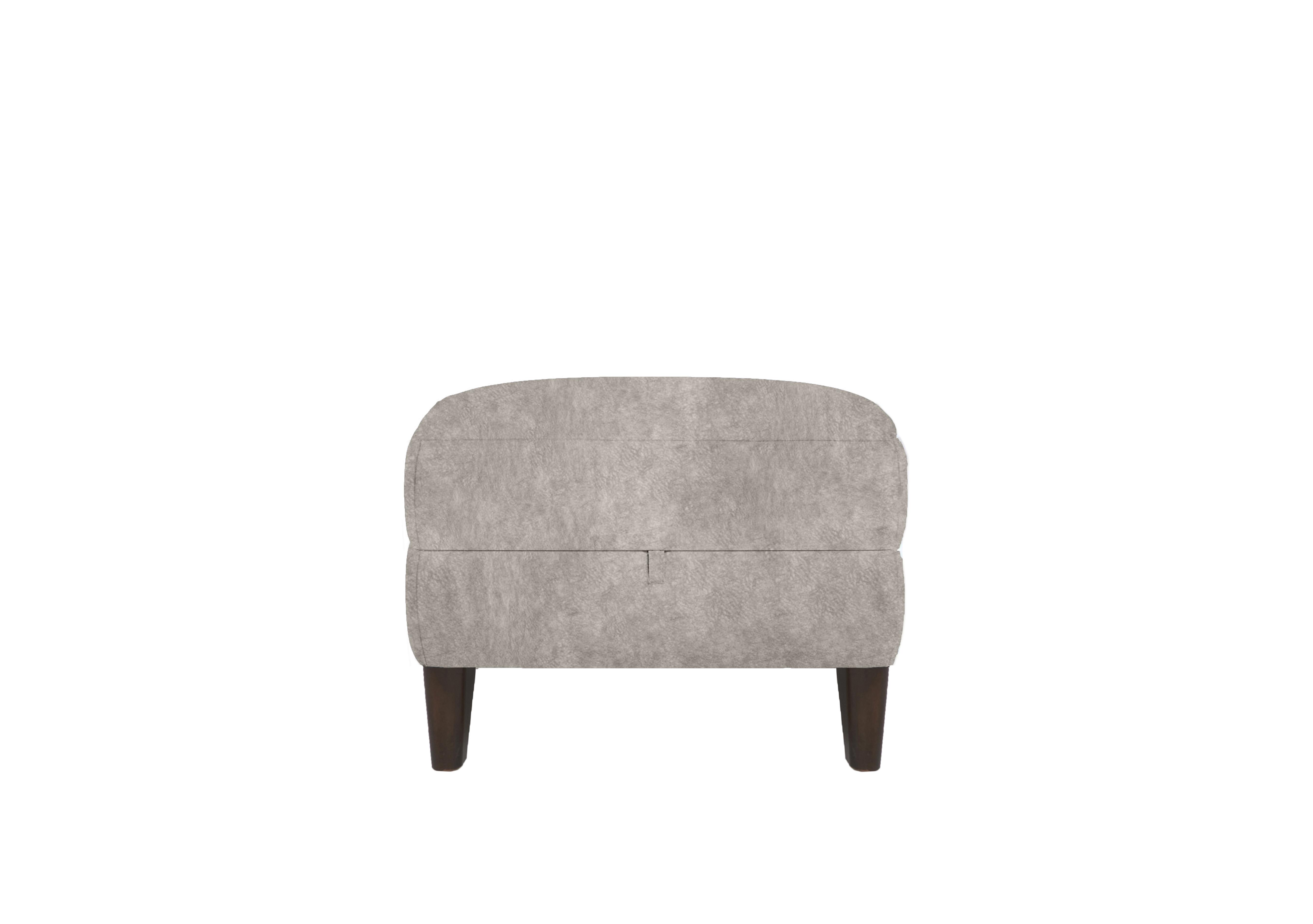 Uno Fabric Storage Footstool in Bfa-Bnn-R28 Grey on Furniture Village