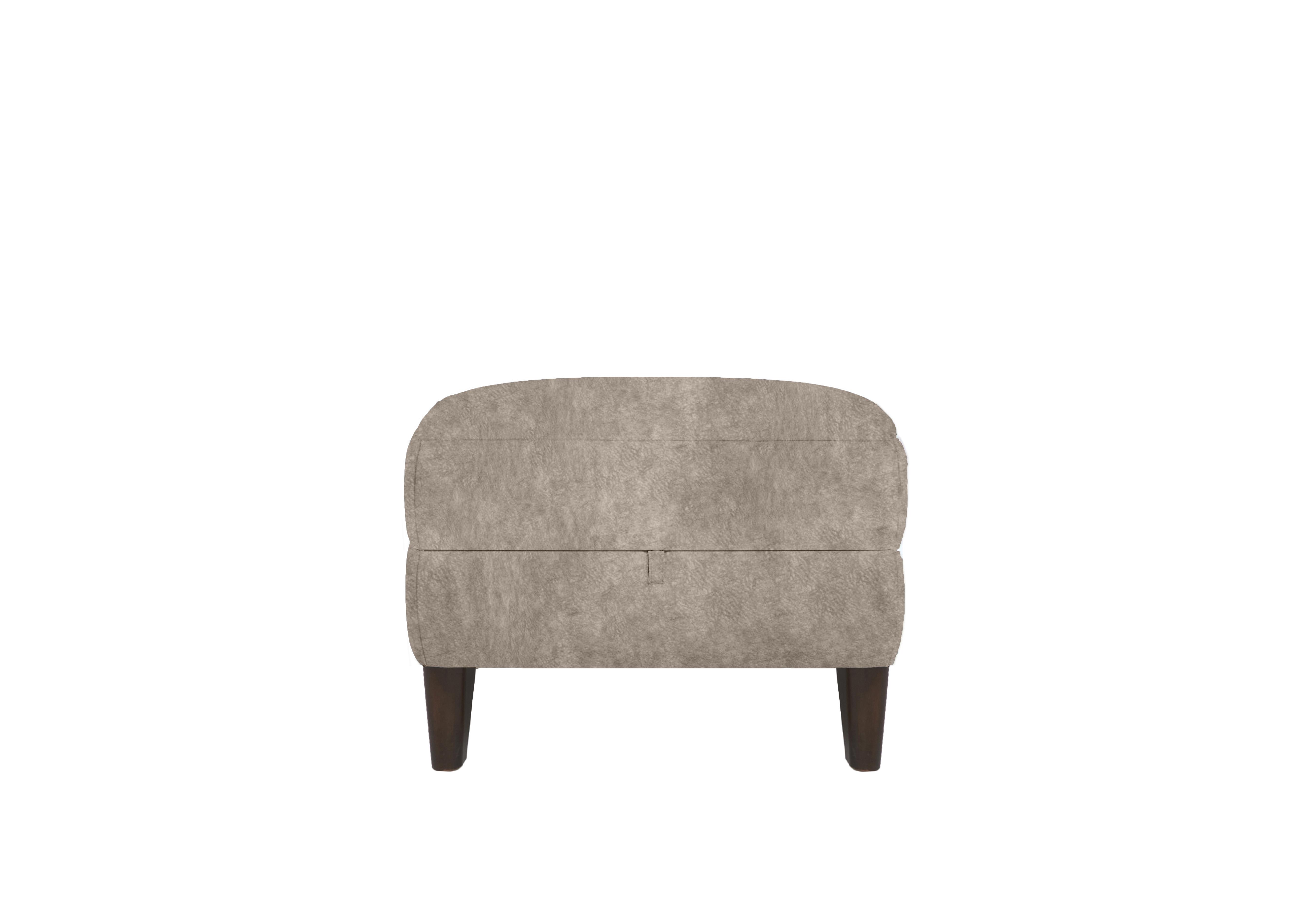 Uno Fabric Storage Footstool in Bfa-Bnn-R29 Mink on Furniture Village