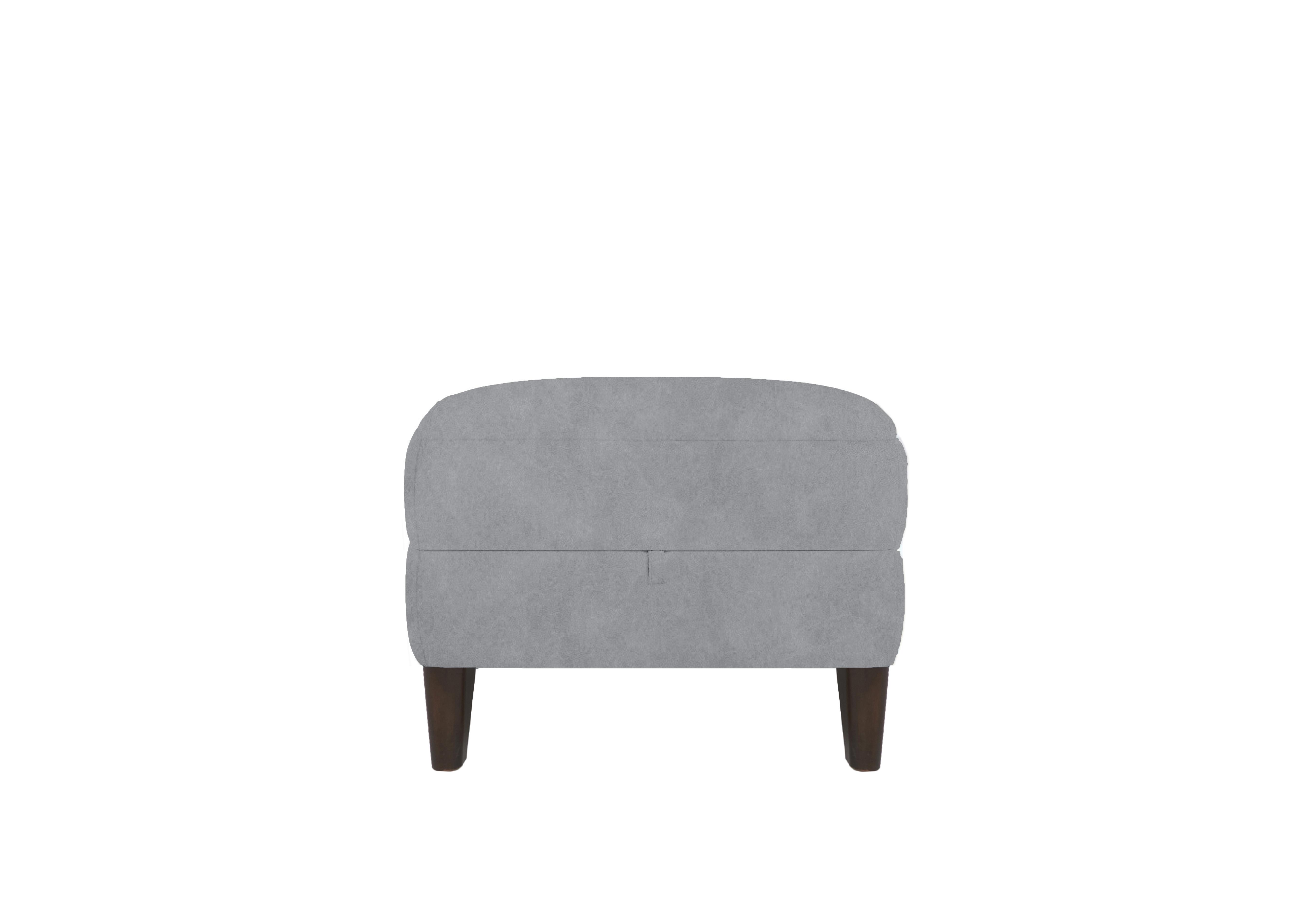 Uno Fabric Storage Footstool in Bfa-Ori-R07 Bluish Grey on Furniture Village