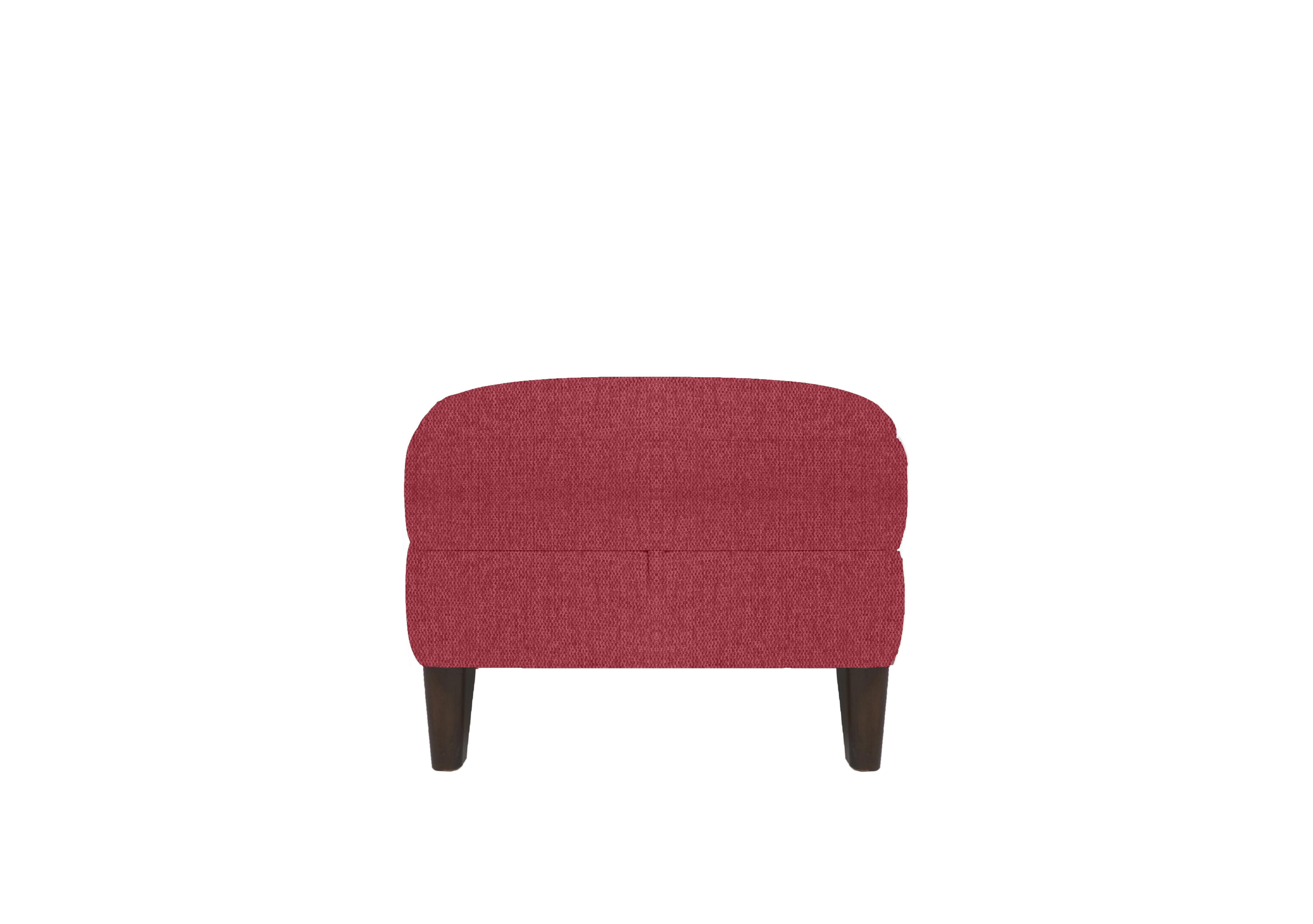 Uno Fabric Storage Footstool in Fab-Blt-R29 Red on Furniture Village