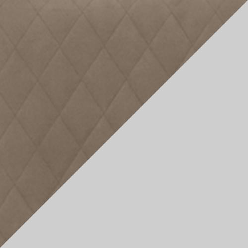Palazzo Capitonne Buttoned Dining Chair in Glossy White in 124 Aquos 08 Taupe on Furniture Village
