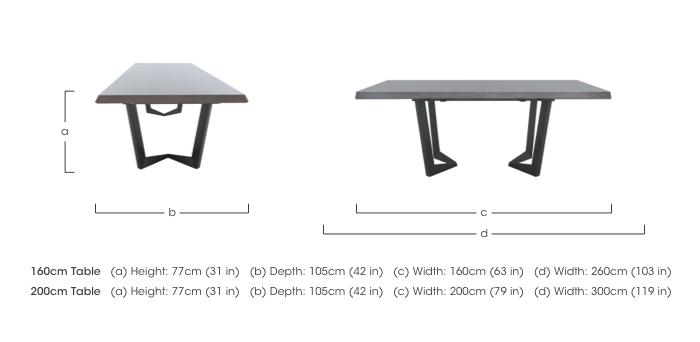 Palazzo Extending Dining Table in  on Furniture Village
