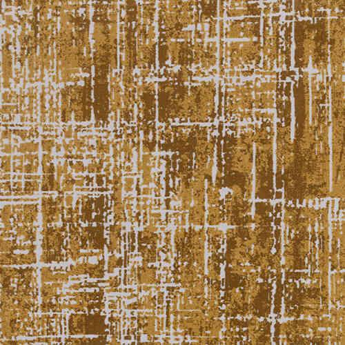 Kuza Abstract Rug in Gold on Furniture Village