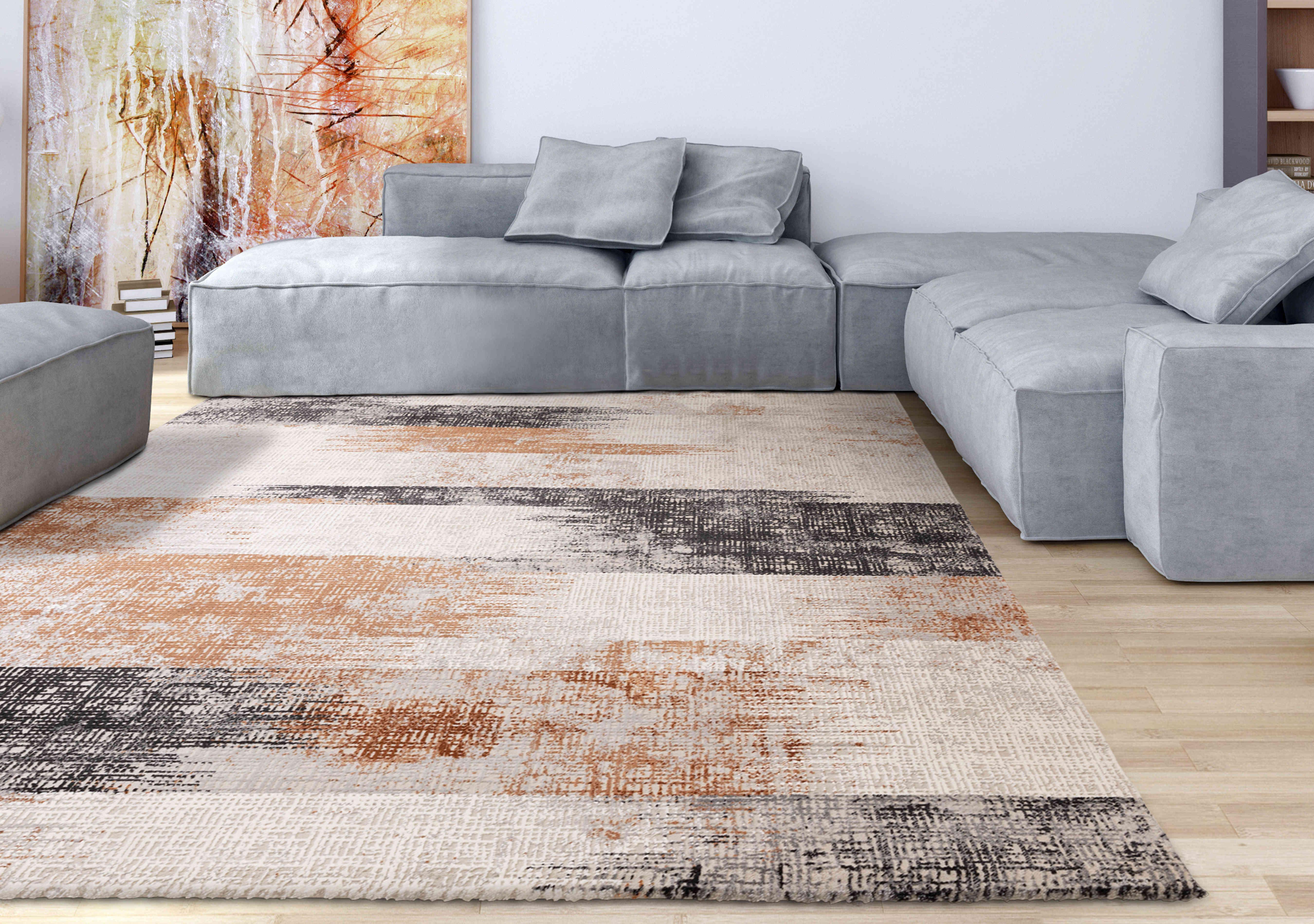 Kuza Lines Rug in  on Furniture Village