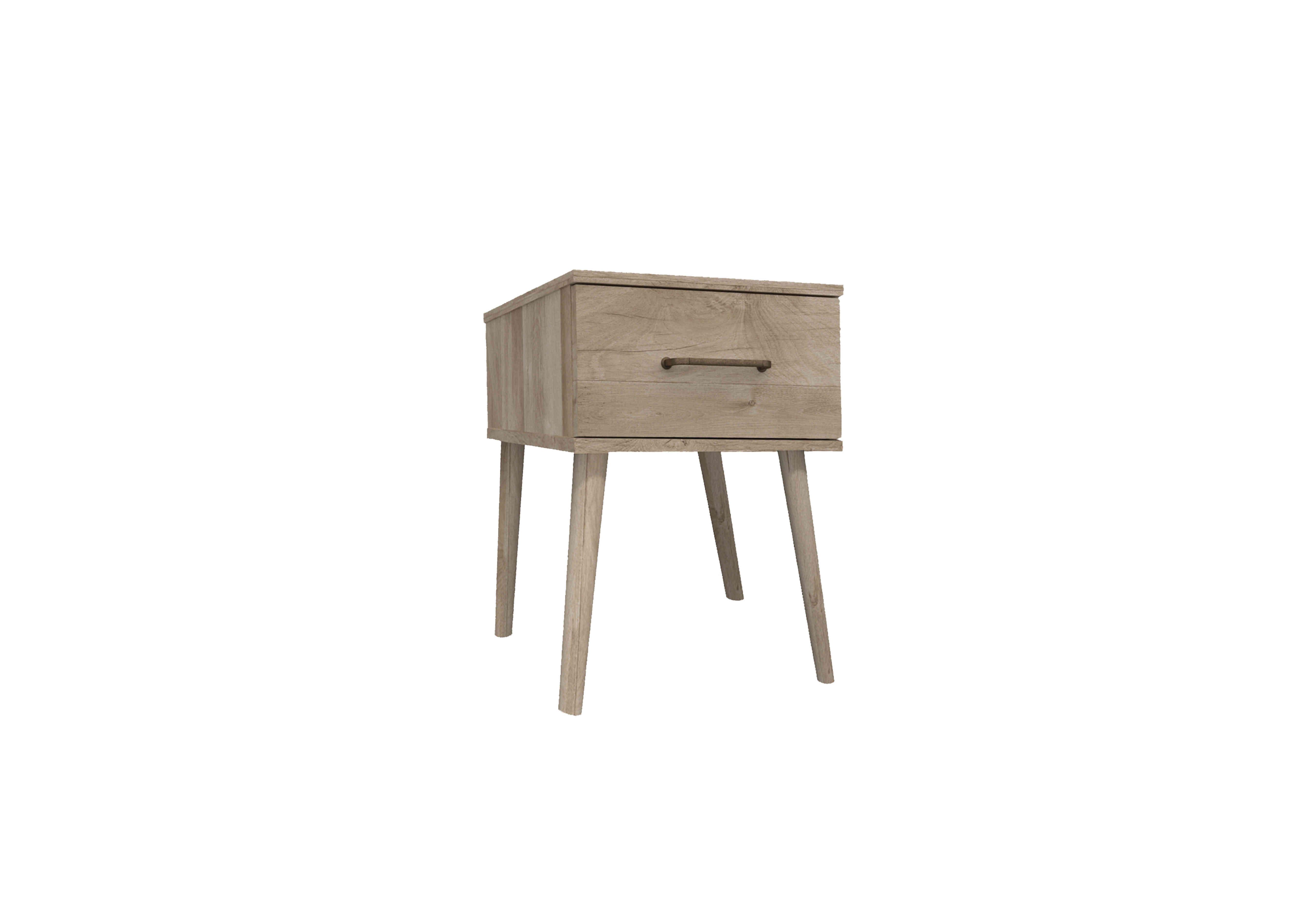 Finchley 1 Drawer Bedside Cabinet in Italian Natural Oak on Furniture Village