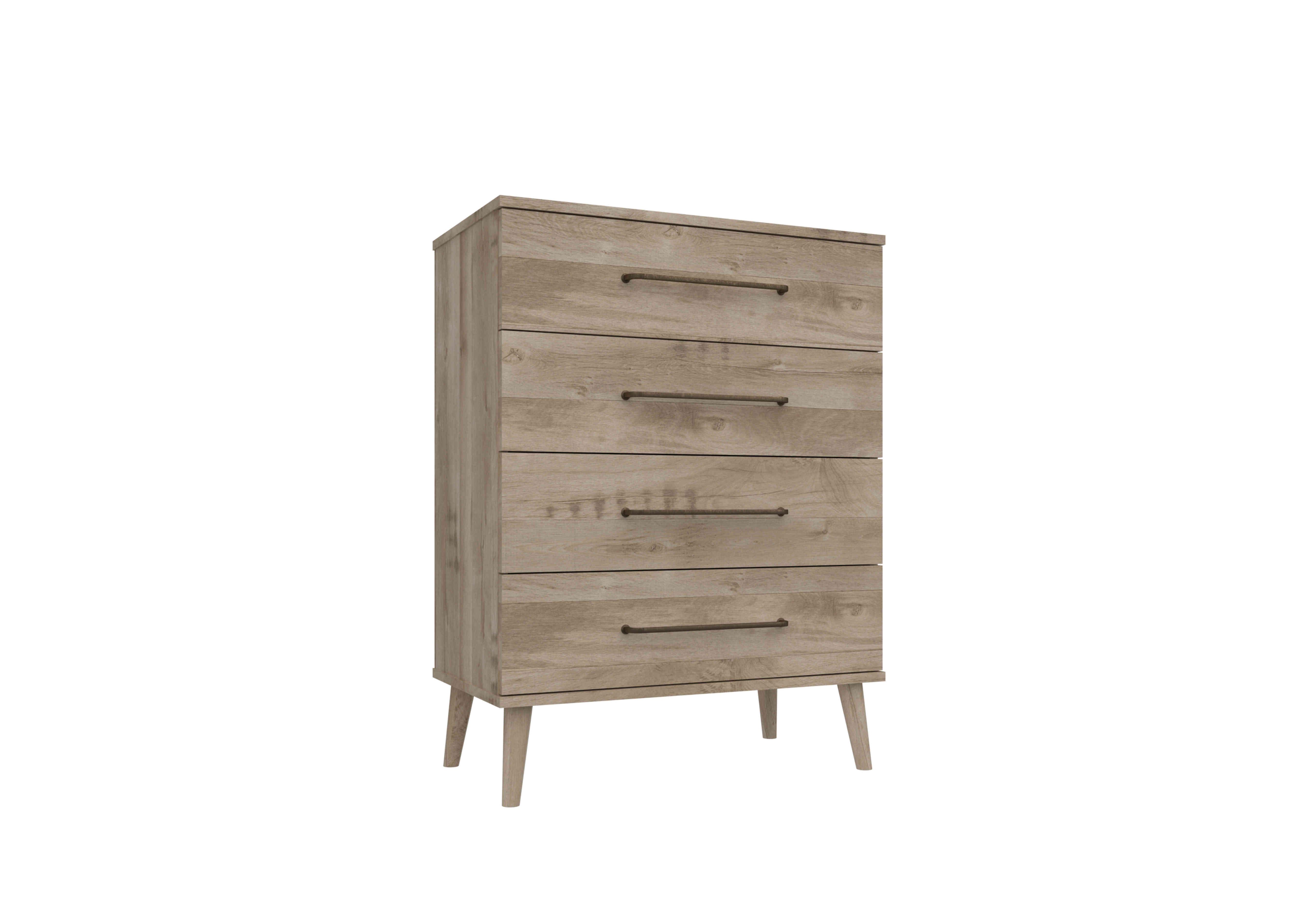 Finchley 4 Drawer Chest in Italian Natural Oak on Furniture Village