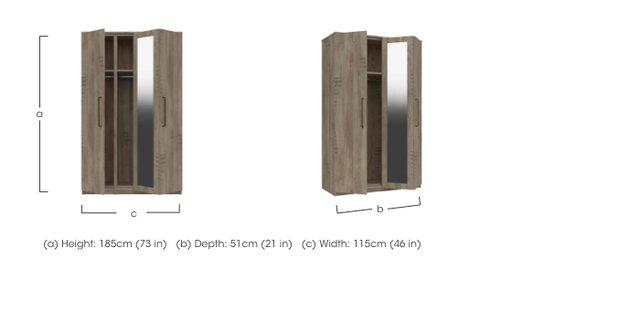 Finchley 3 Door Bifold Wardrobe in  on Furniture Village
