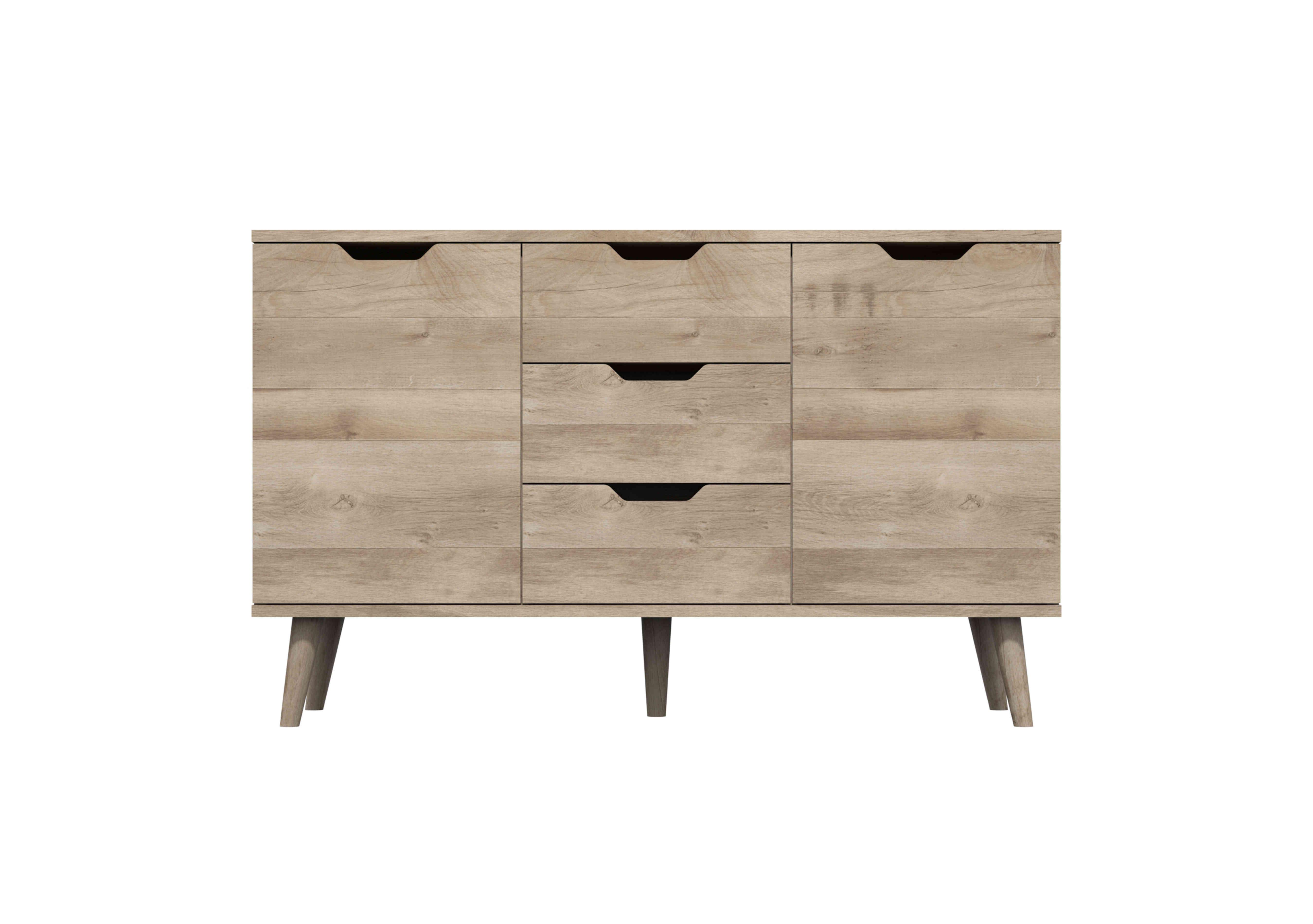 Finchley Large Sideboard in Italian Natural Oak on Furniture Village