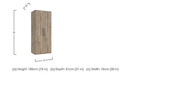 Finchley 2 Door Wardrobe in  on Furniture Village