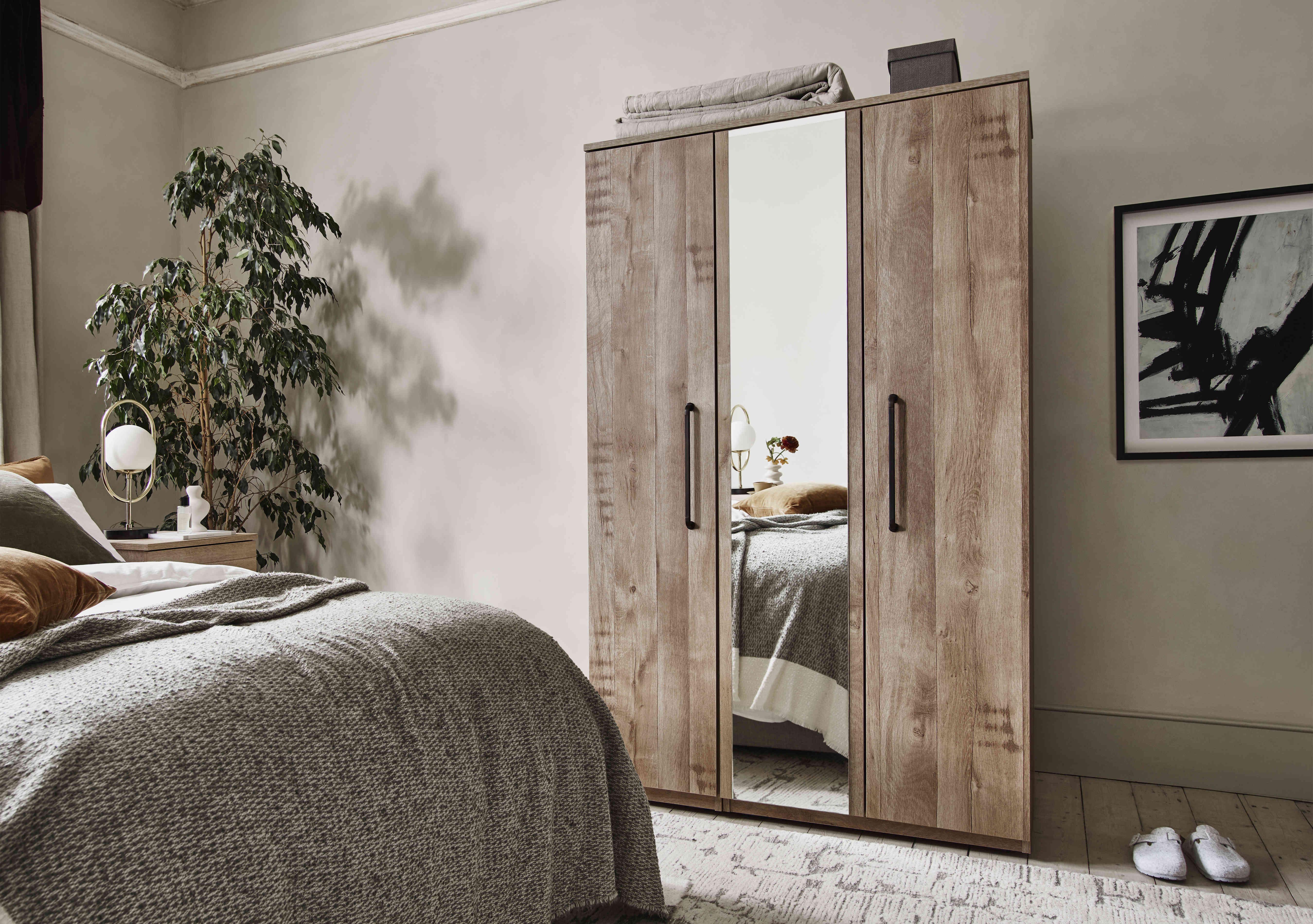 Finchley 3 Door Wardrobe with Mirror in  on Furniture Village