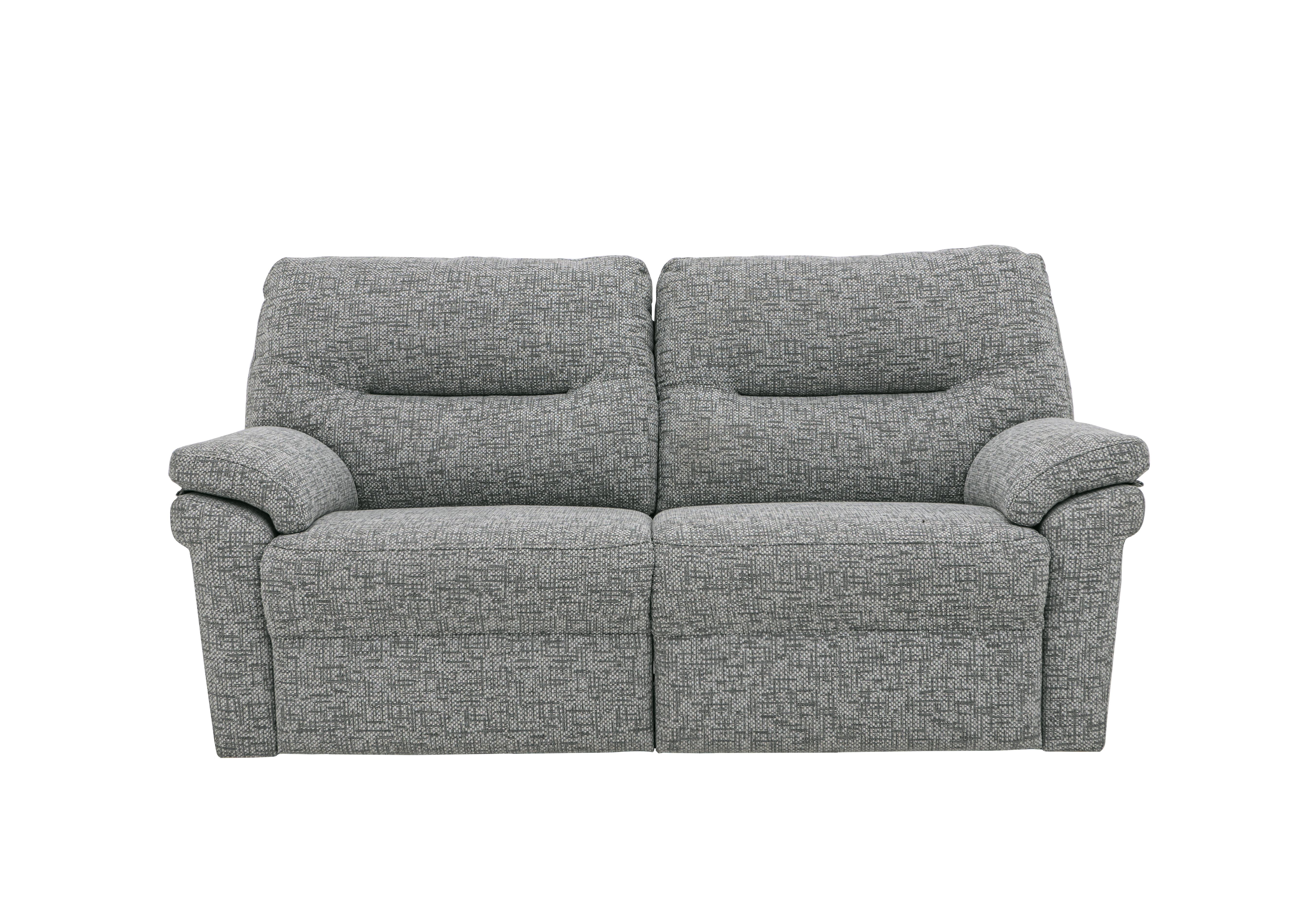 Seattle 2.5 Seater Fabric Power Recliner Sofa with Power Lumbar in B030 Remco Light Grey on Furniture Village