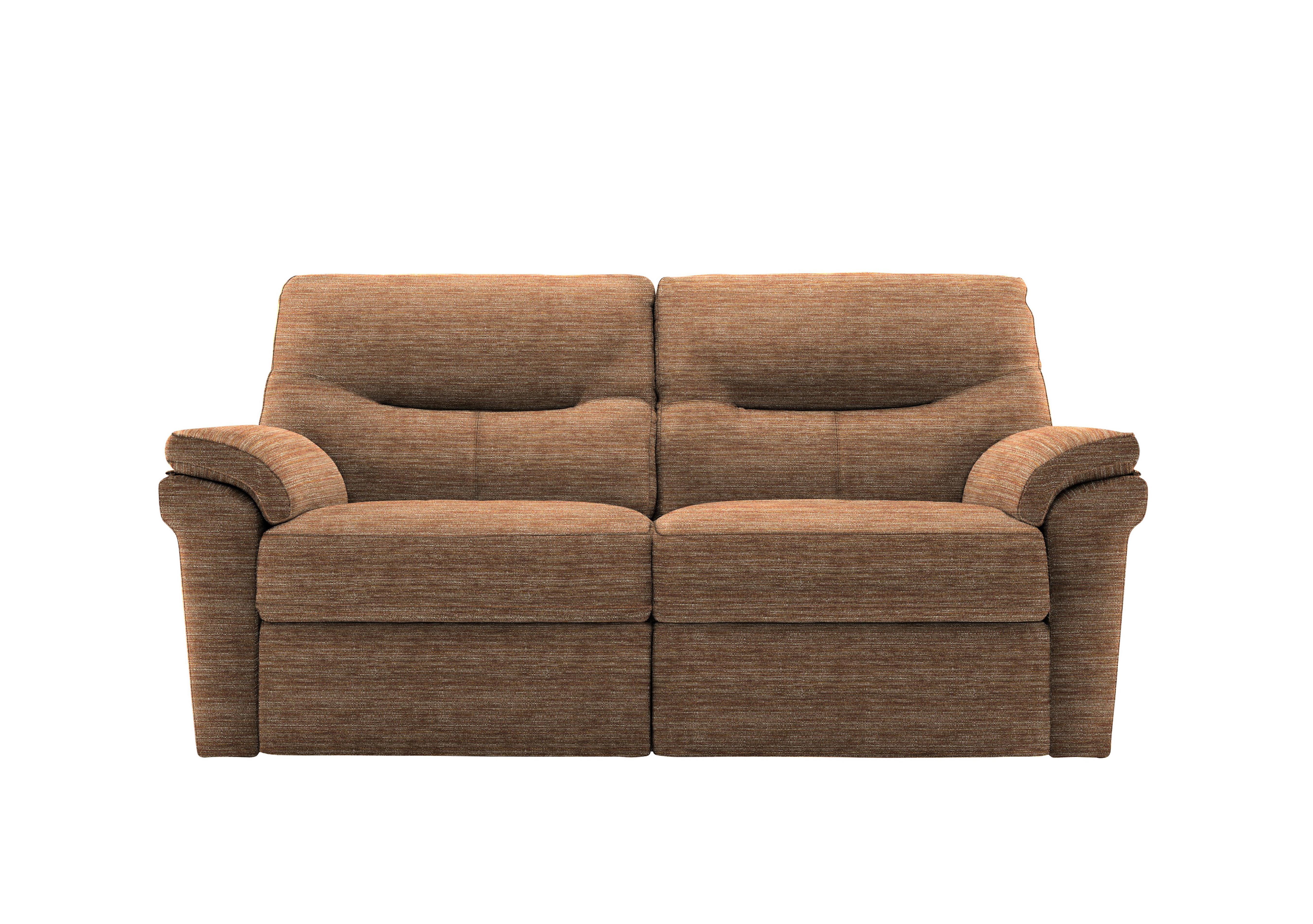 Seattle 2.5 Seater Fabric Power Recliner Sofa with Power Lumbar in B908 Victoria Ginger on Furniture Village