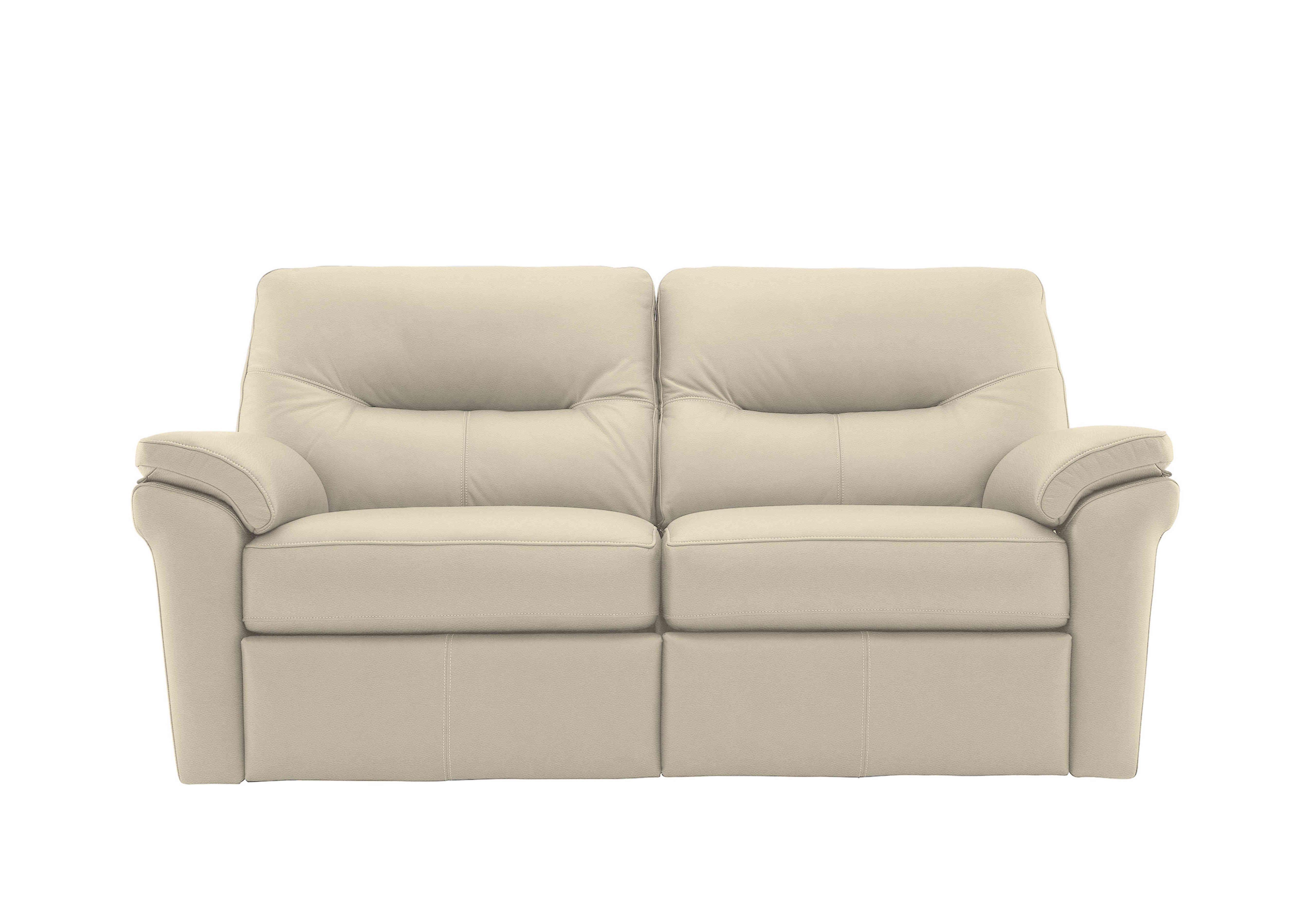 Seattle 2.5 Seater Leather Power Recliner Sofa with Power Lumbar in L843 Cambridge Stone on Furniture Village
