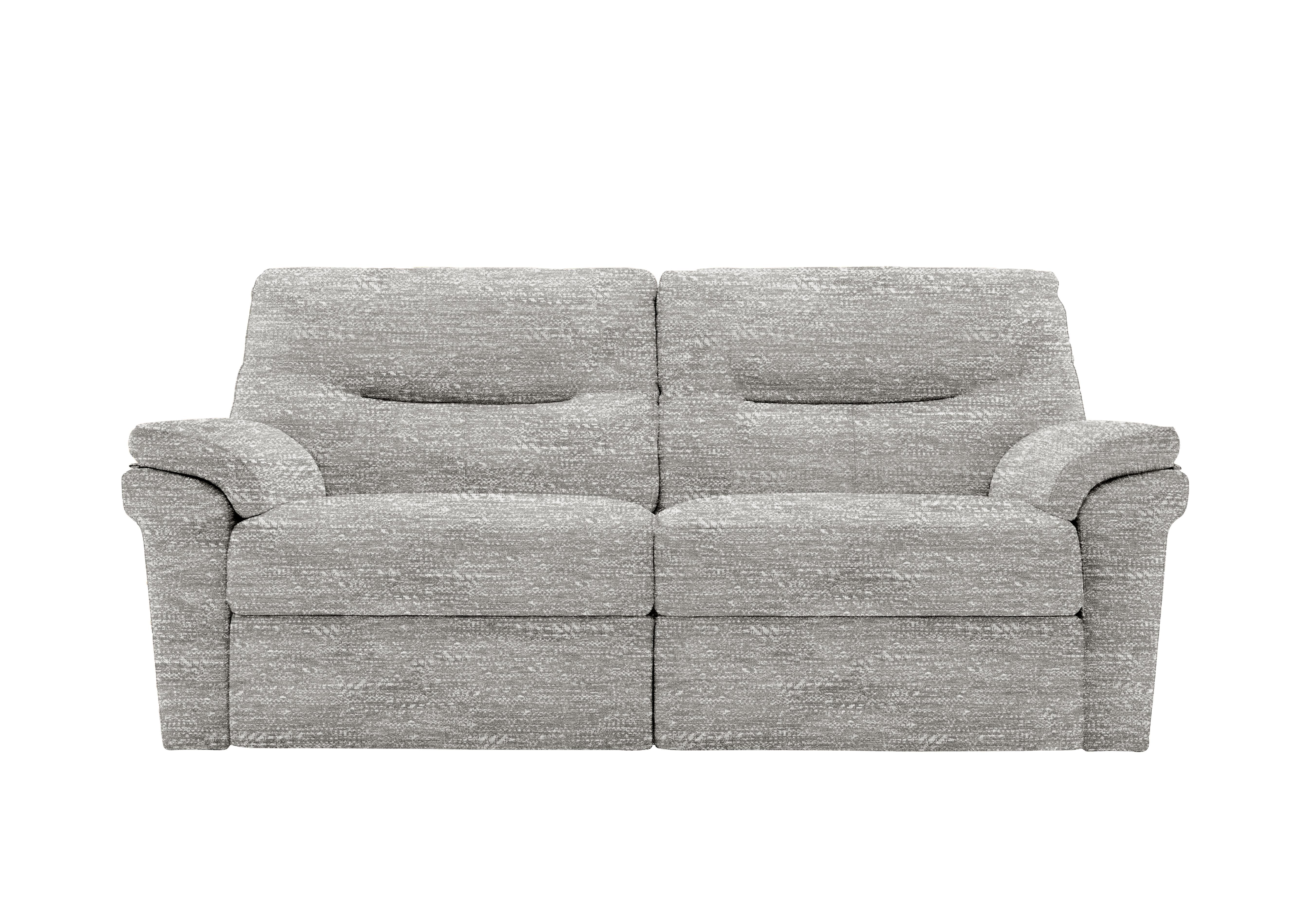 Seattle 3 Seater Fabric Power Recliner Sofa with Power Lumbar in A052 Maddox Smoke on Furniture Village