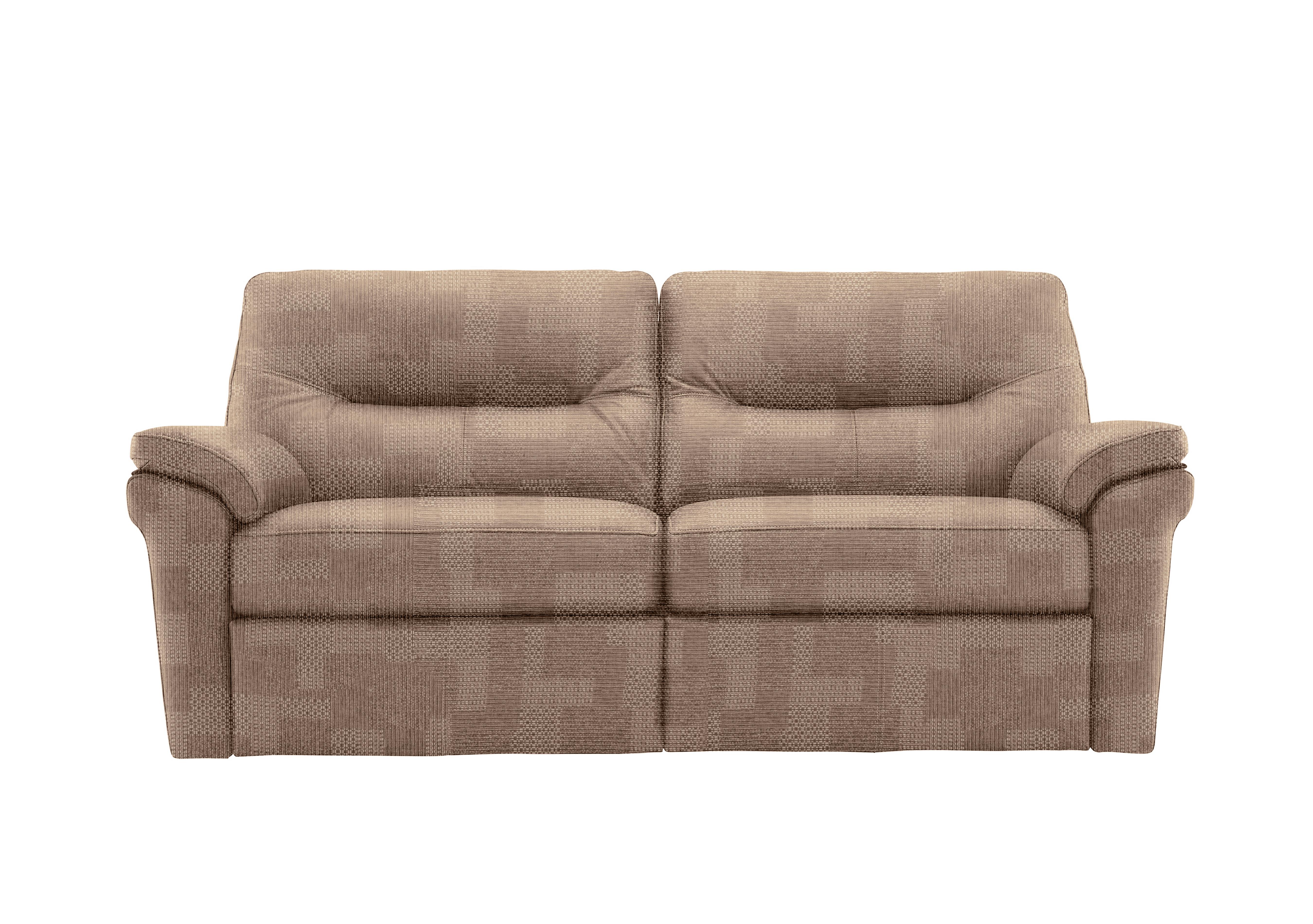 Seattle 3 Seater Fabric Power Recliner Sofa with Power Lumbar in A800 Faro Sand on Furniture Village