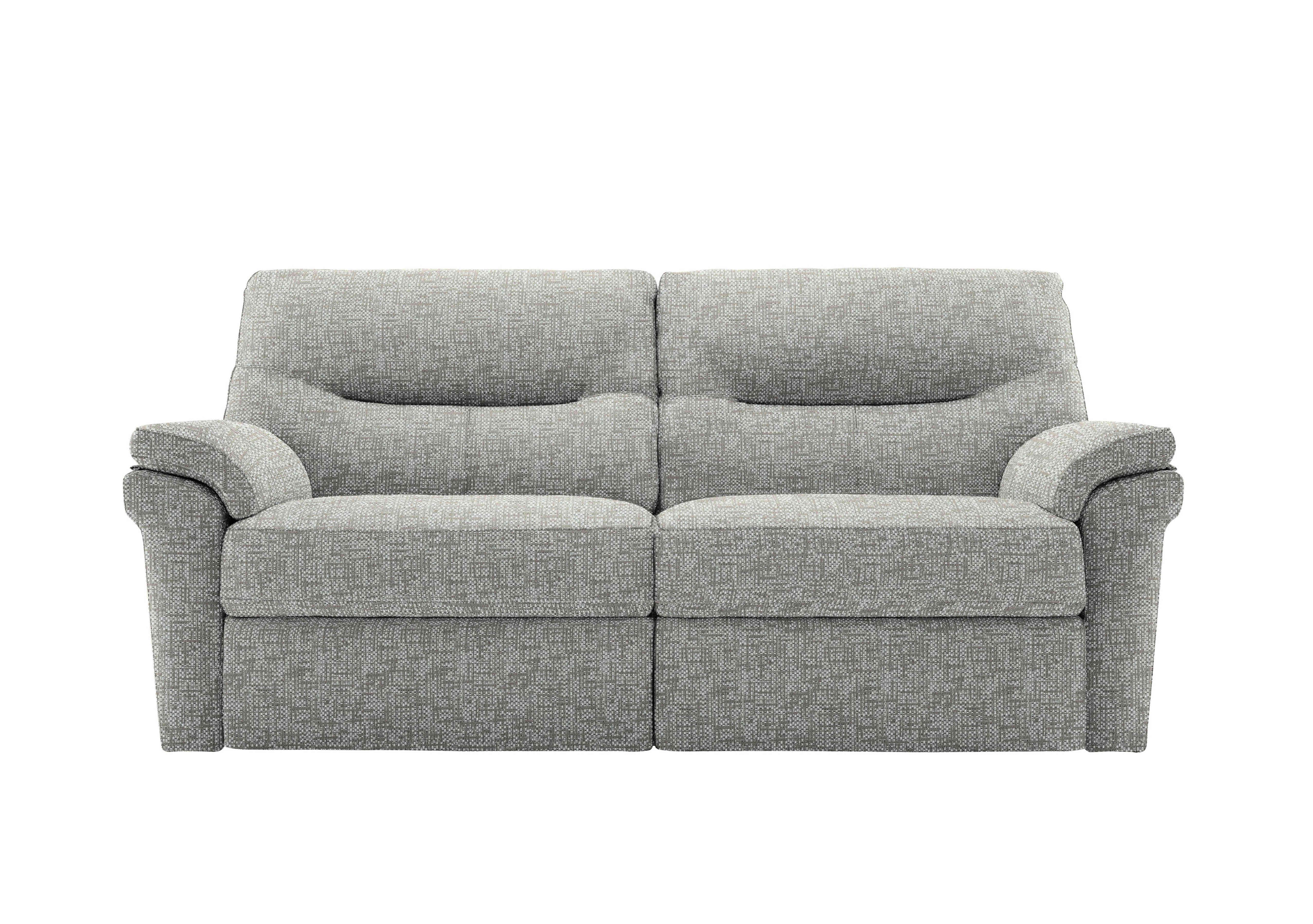 Seattle 3 Seater Fabric Power Recliner Sofa with Power Lumbar in B032 Remco Duck Egg on Furniture Village