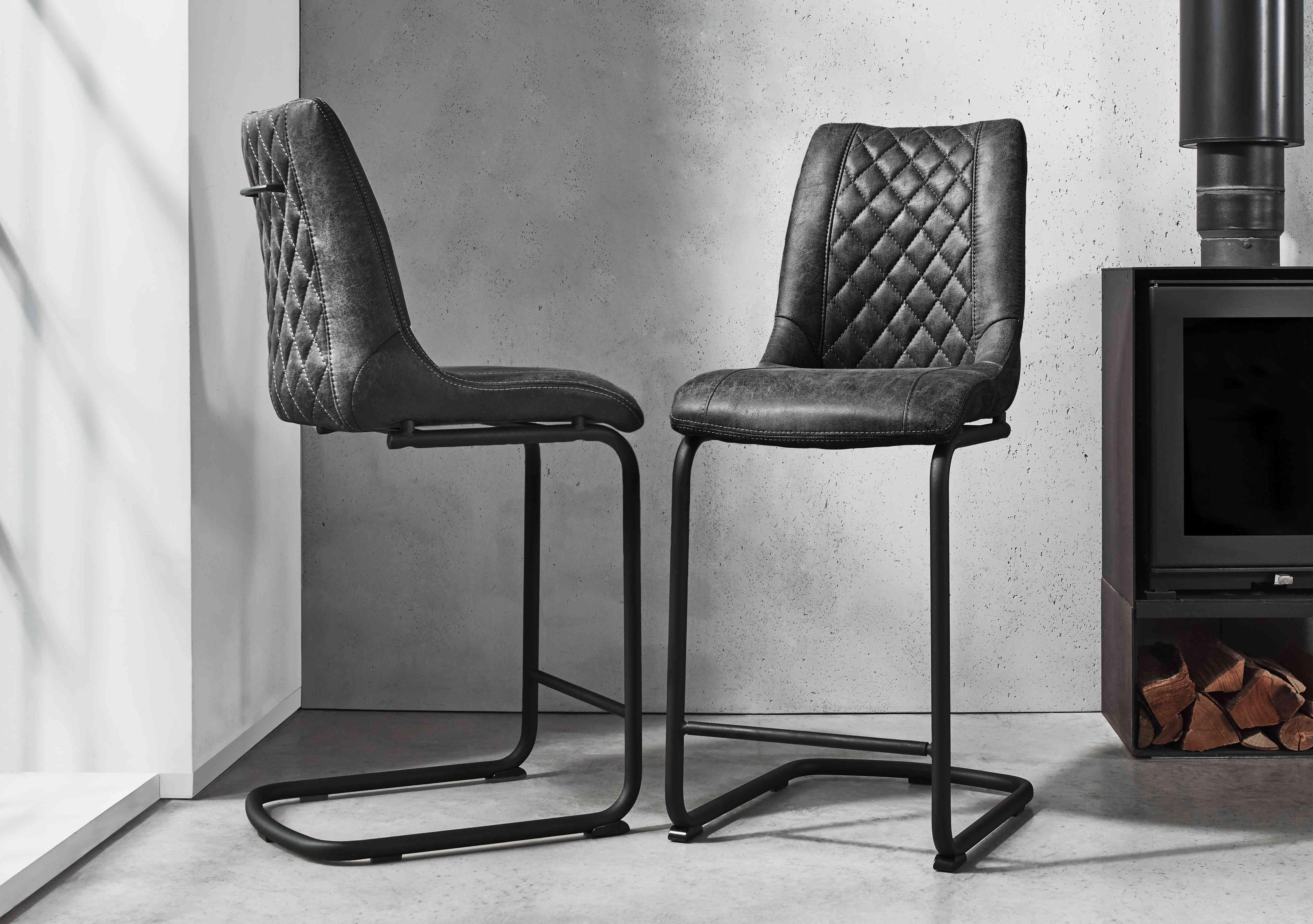 Baltimore Set of 4 Bar Stools in  on Furniture Village