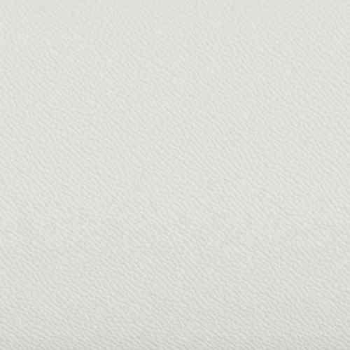 Davide Leather Armless Unit in 370 Torello Bianco Puro on Furniture Village