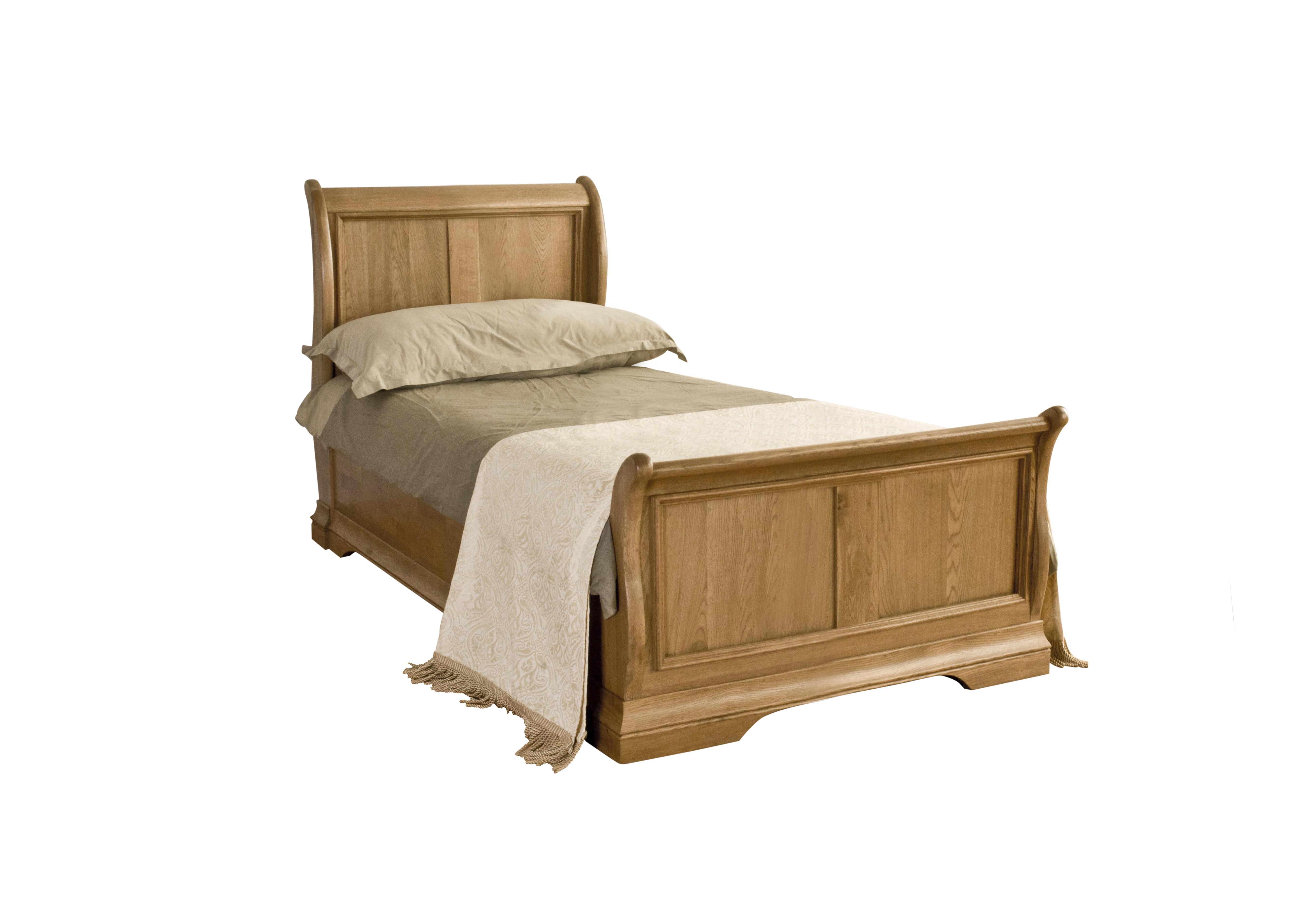 Versailles High Foot End Sleigh Bed Frame in  on Furniture Village